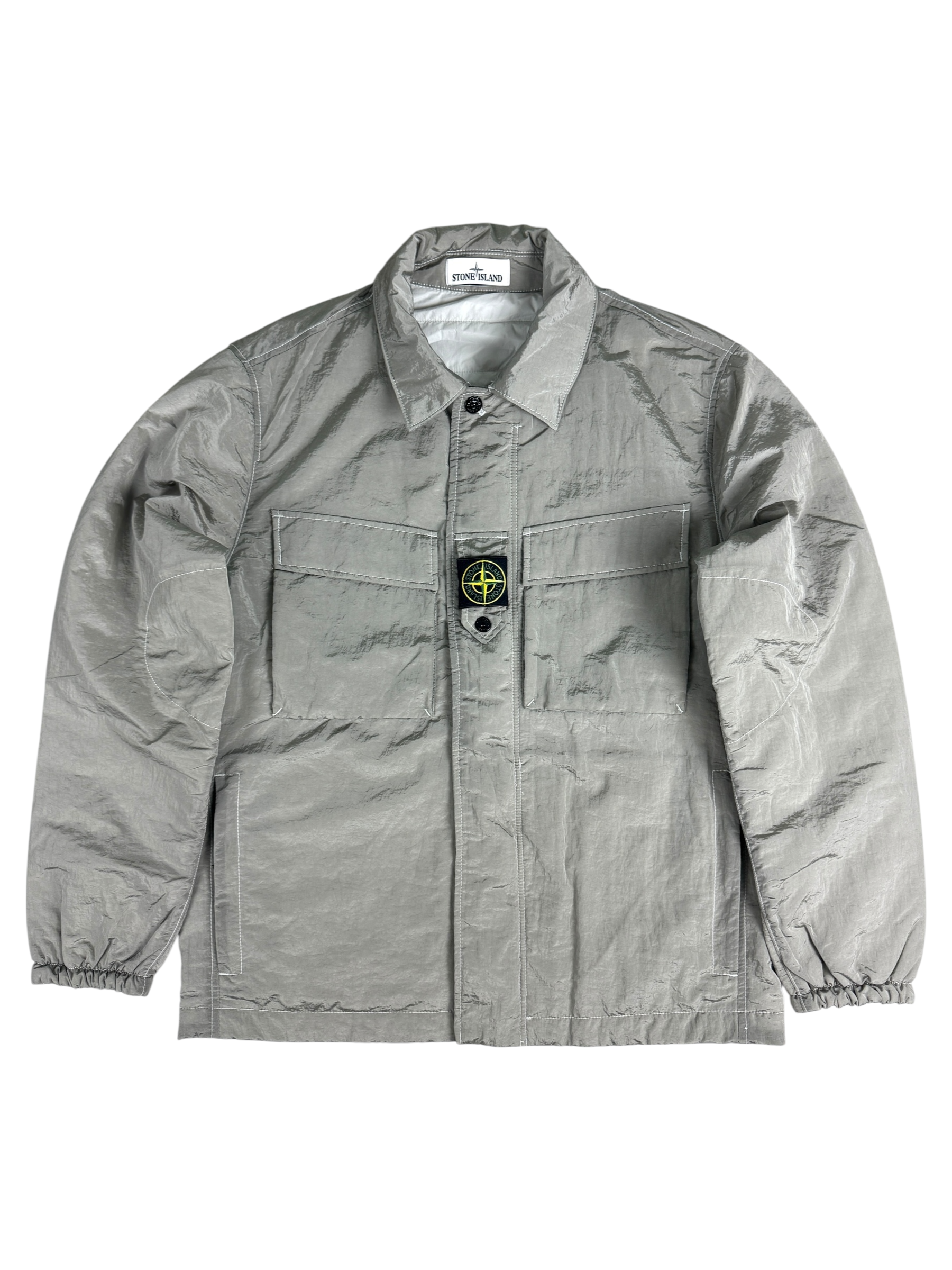 VESTE STONE ISLAND NYLON METAL REGENERATED WITH PRIMALOFT-TC - GRIS - TAILLE M