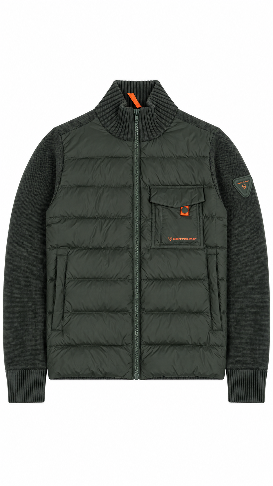 Veste Hybride Gertrude Laurenzo, Kaki, Taille S — photographie principale
