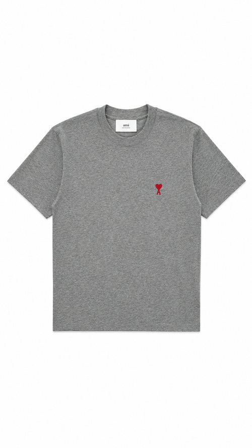 Tee-shirt Ami Paris Gris Neuf