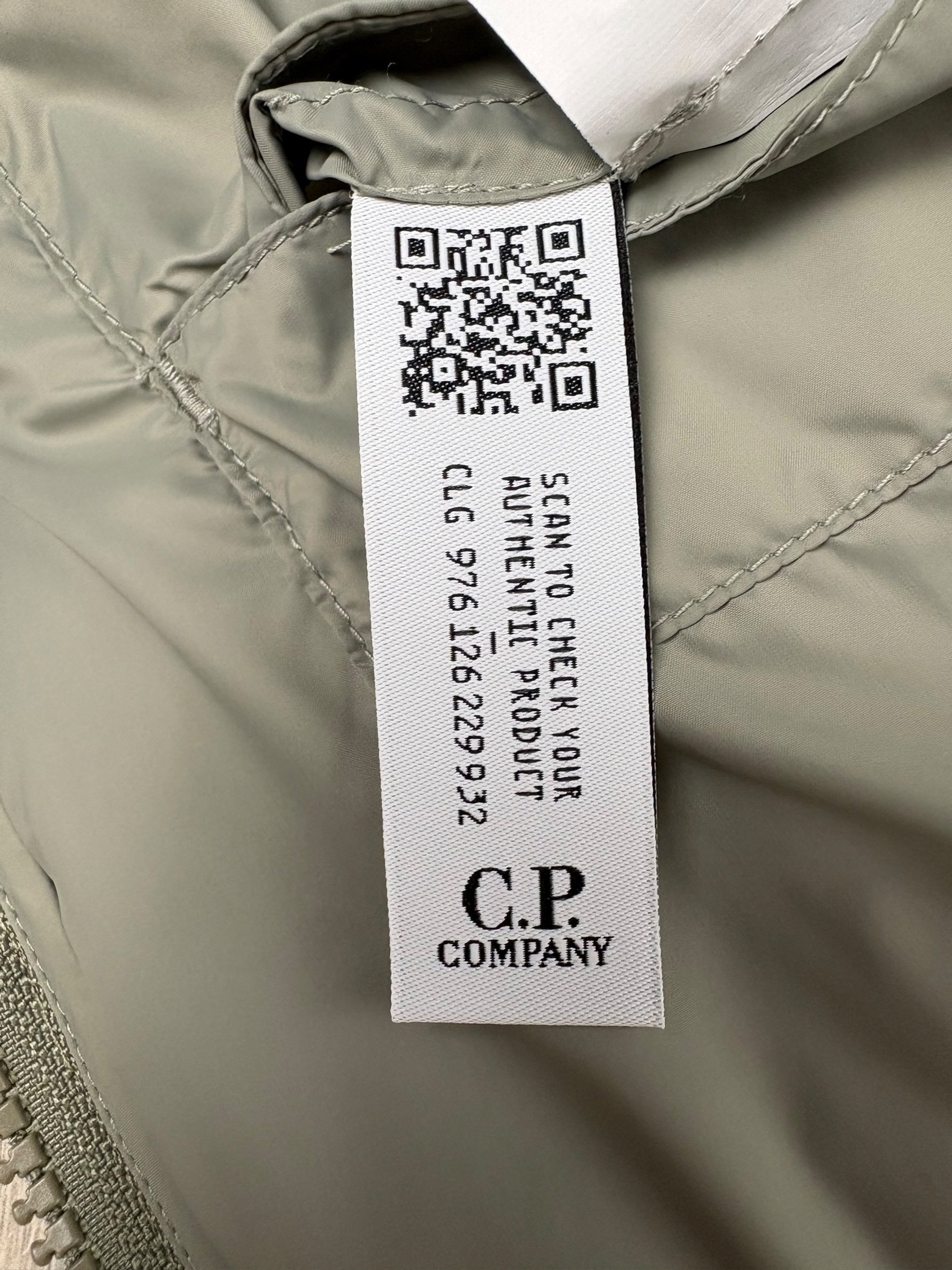 GILET C.P COMPANY SHELL-R GOGGLE JACKET - KAKI - TAILLE 50