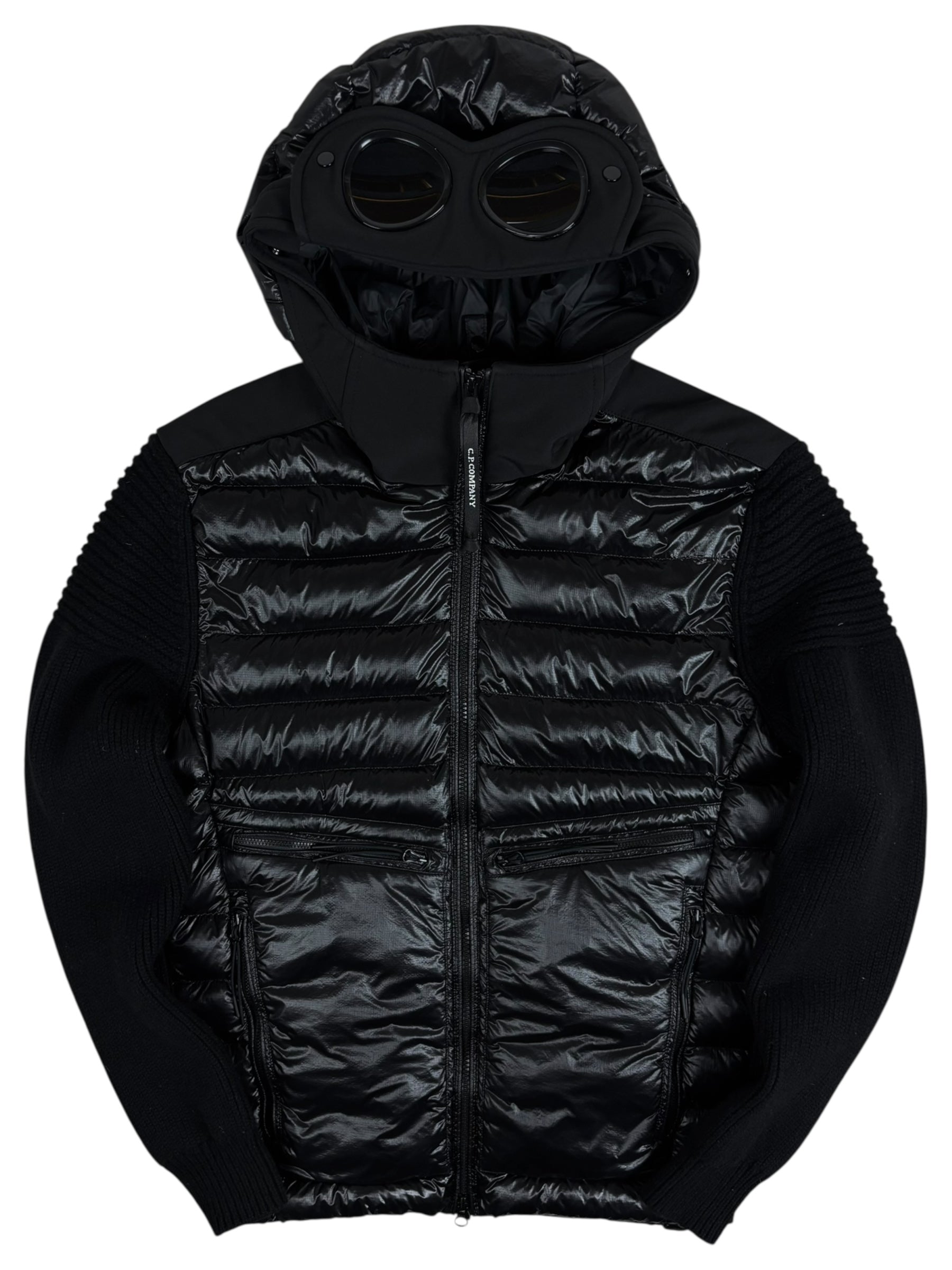 CARDIGAN C.P COMPANY D.D. SHELL GOGGLE JACKET - NOIR - TAILLE 48