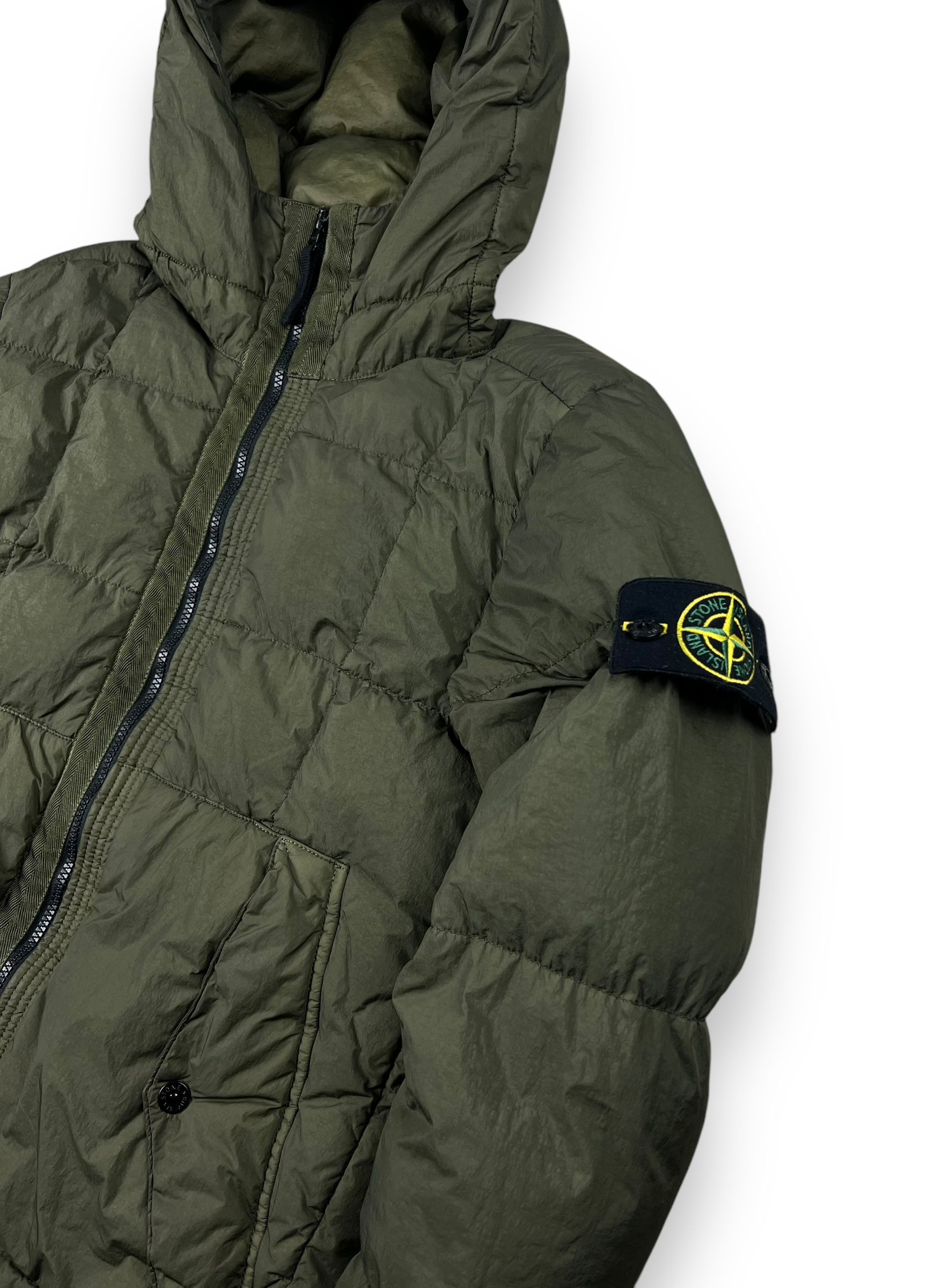 DOUDOUNE STONE ISLAND GARMENT DYED CRINKLE REPS NY DOWN