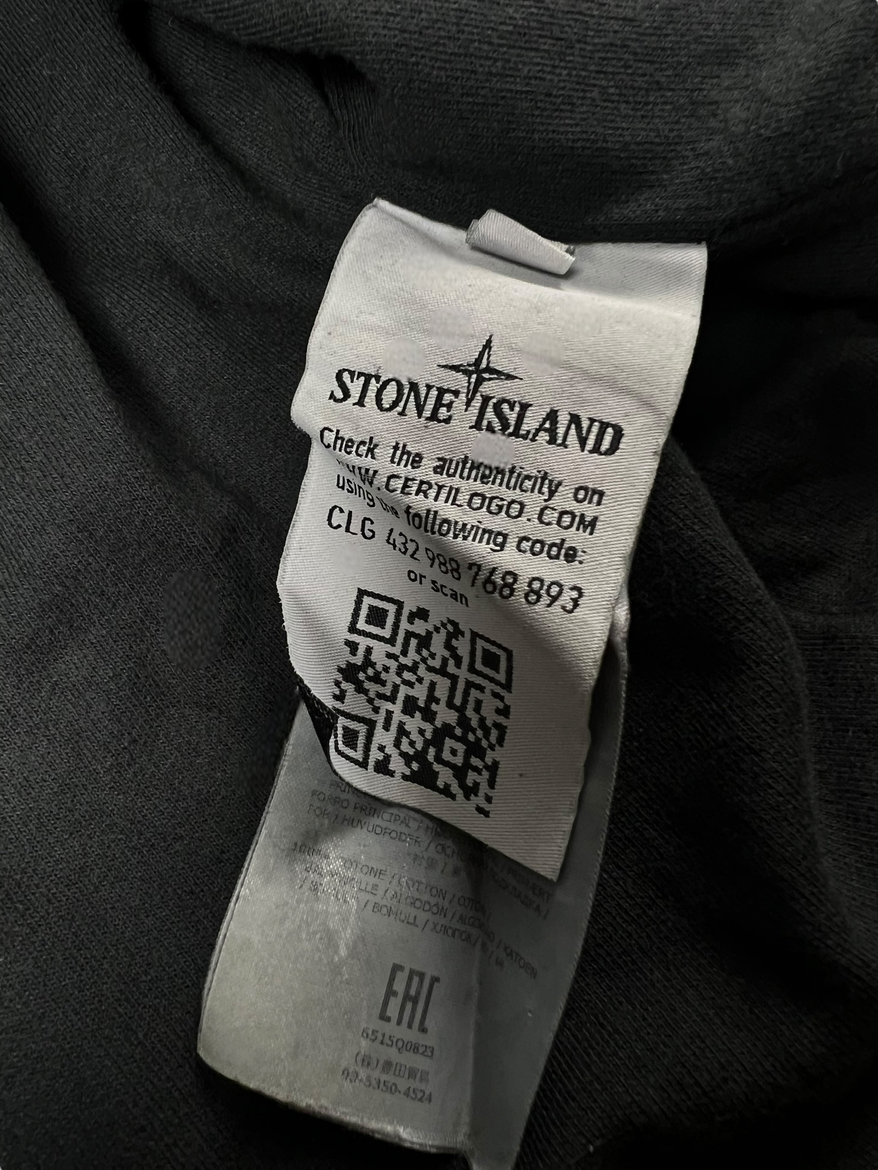 VESTE STONE ISLAND GARMENT DYED