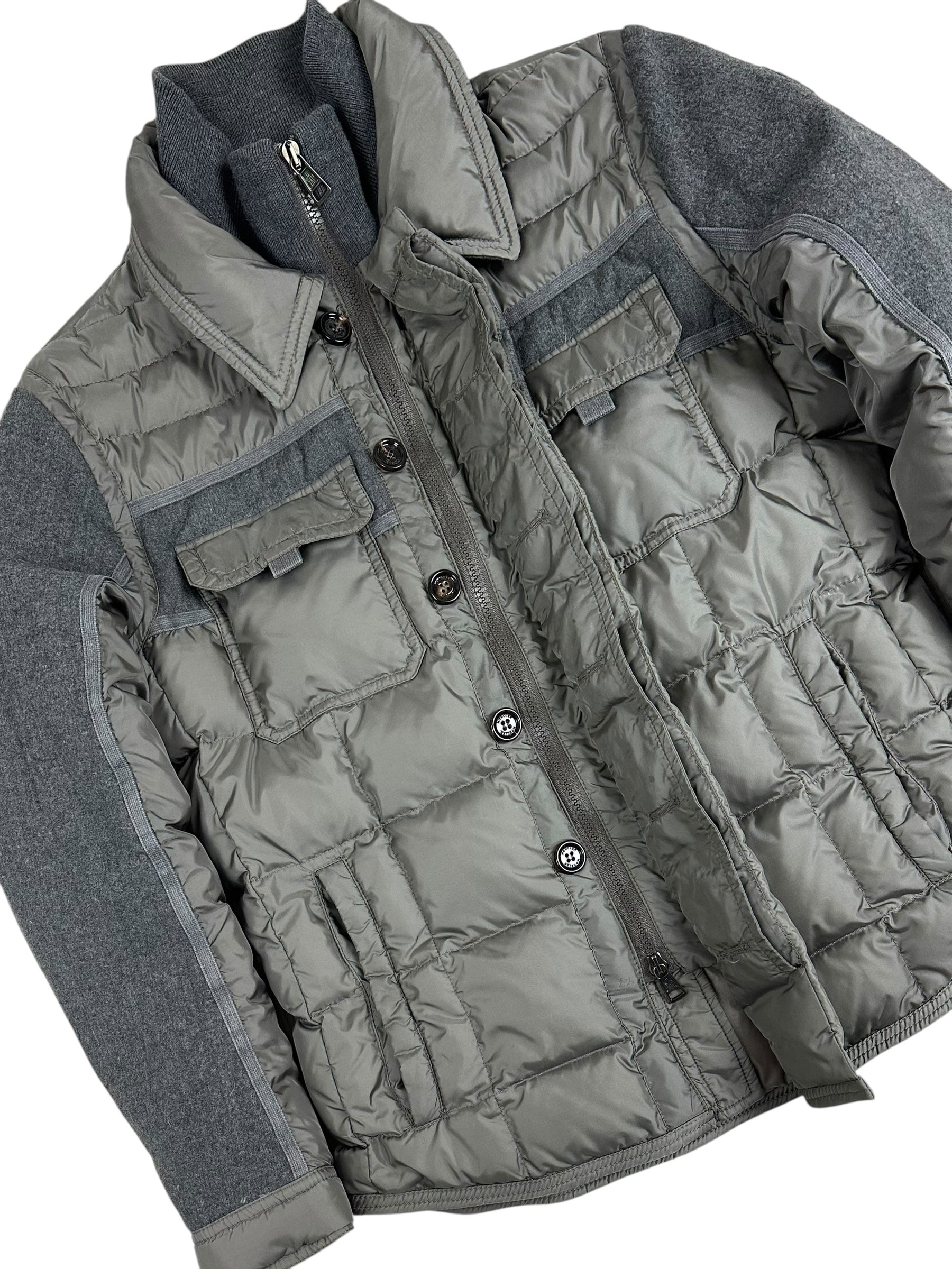 VESTE MONCLER BLAIS - GRIS - TAILLE 1