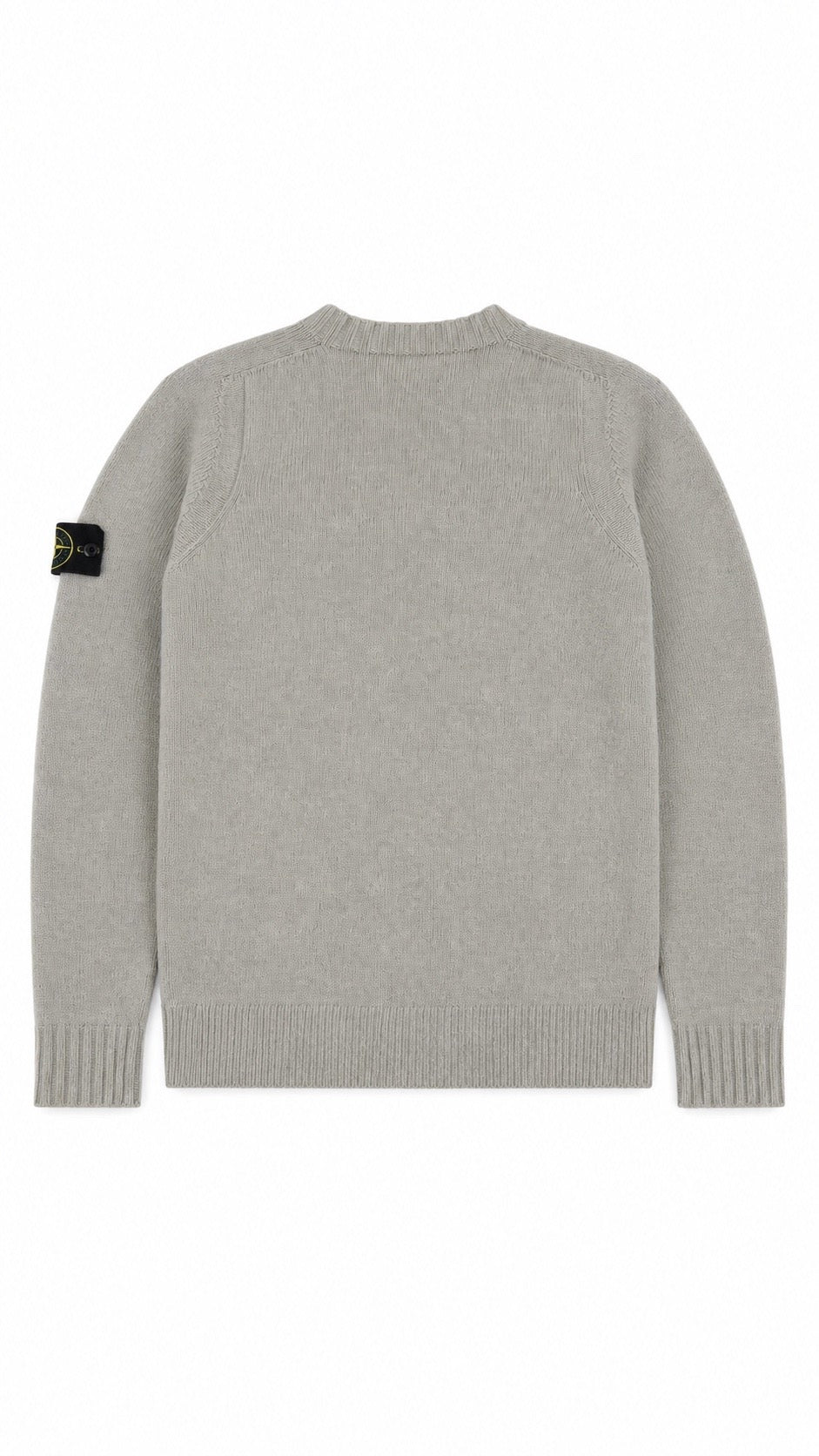 Pull en laine Stone Island crème taille S - vue de dos