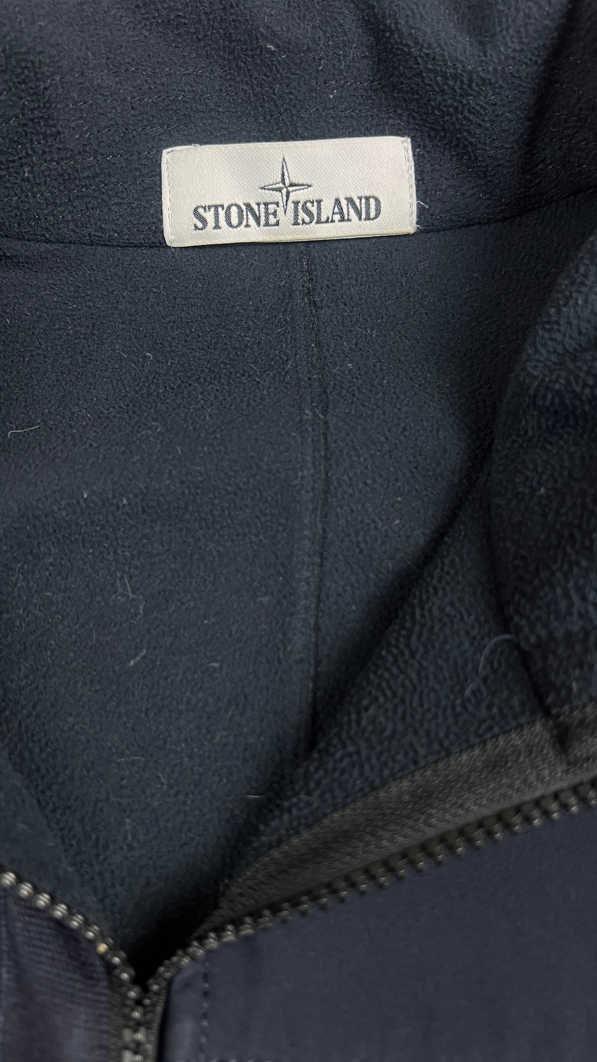 Veste Stone Island Soft Shell-R, Marine, Taille M — photographie complémentaire 4