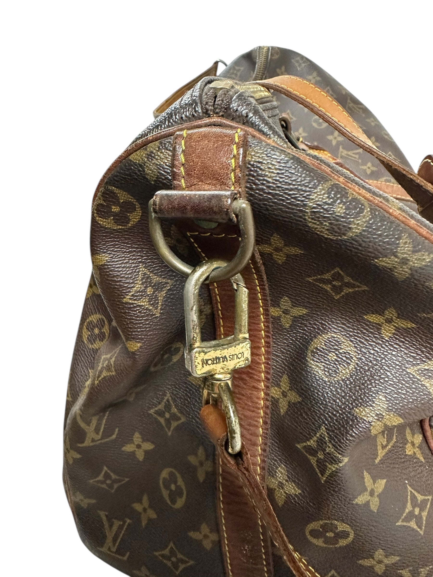 SAC LOUIS VUITTON KEEPALL 50 - TOILE MONOGRAM - MARRON - VI1920