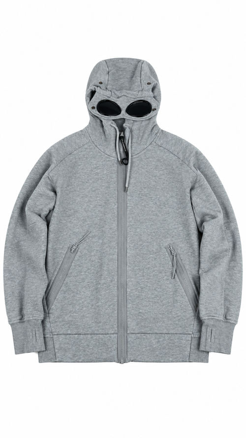 Sweat-shirt Hoodie Zippé C.P Company Goggle - Gris - Taille M