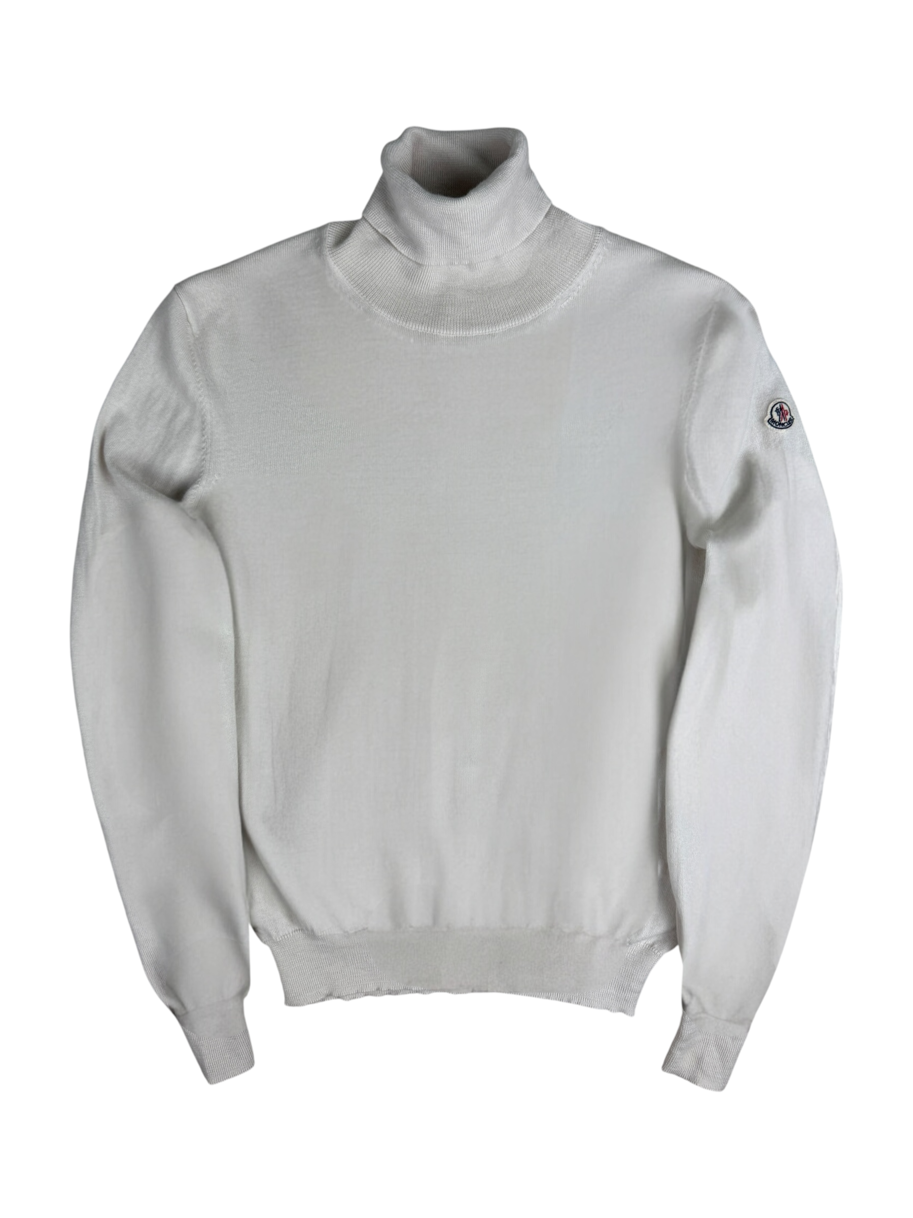 PULL COL ROULÉ MONCLER - CRÈME - TAILLE L