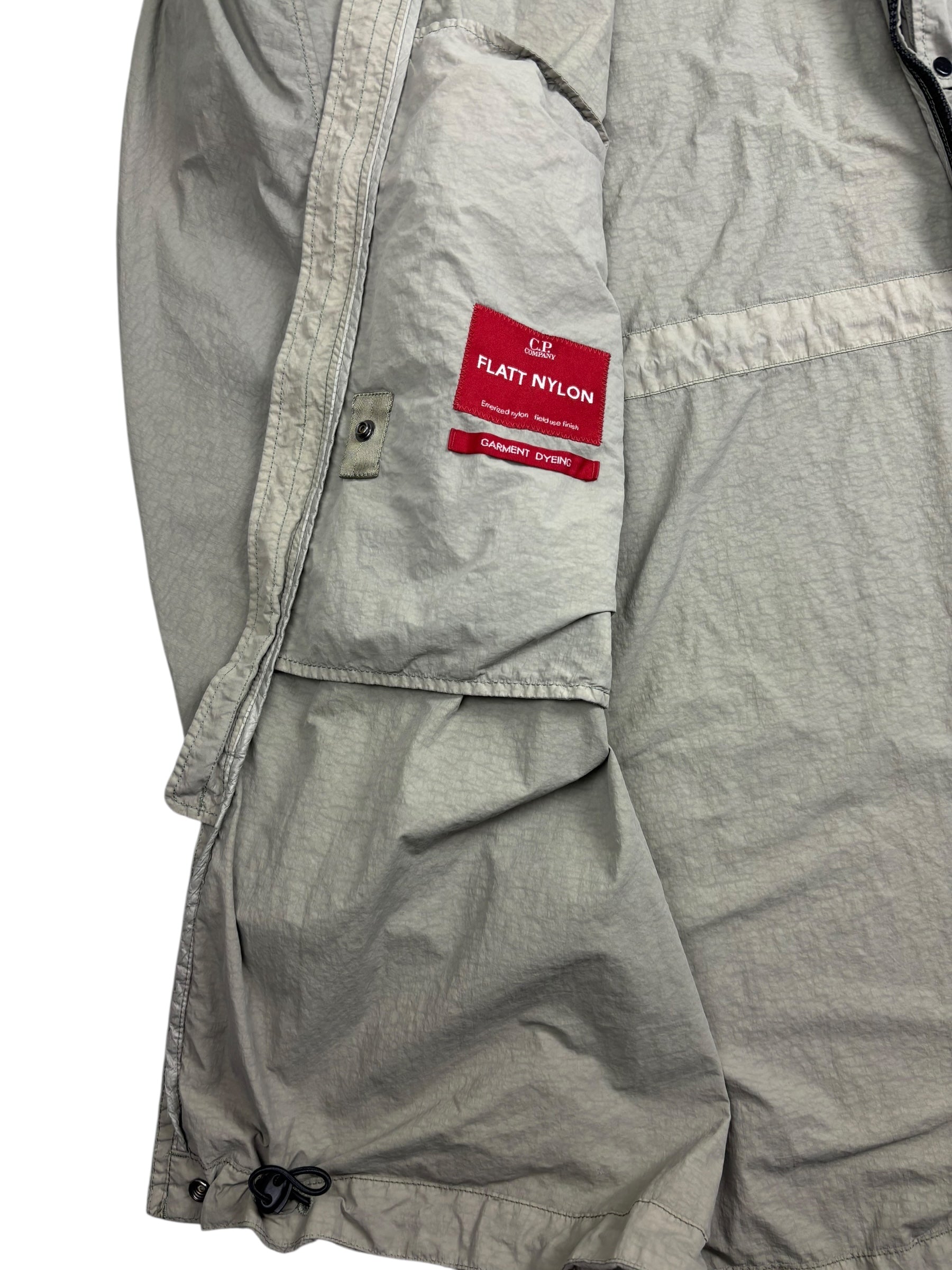 PARKA C.P COMPANY FLATT NYLON GARMENT DYEING - KAKI - TAILLE 50