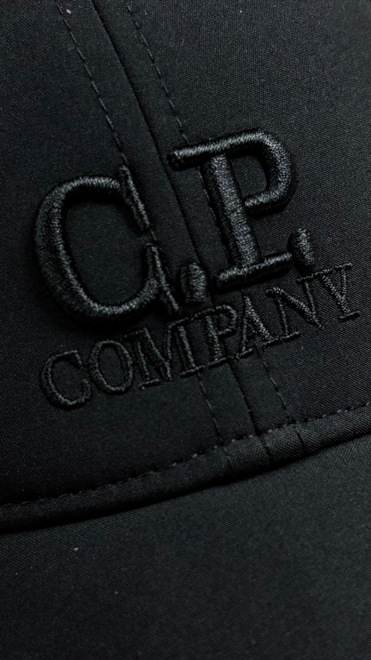 Casquette C.P Company Logo Brodé - Noir - Taille UNI