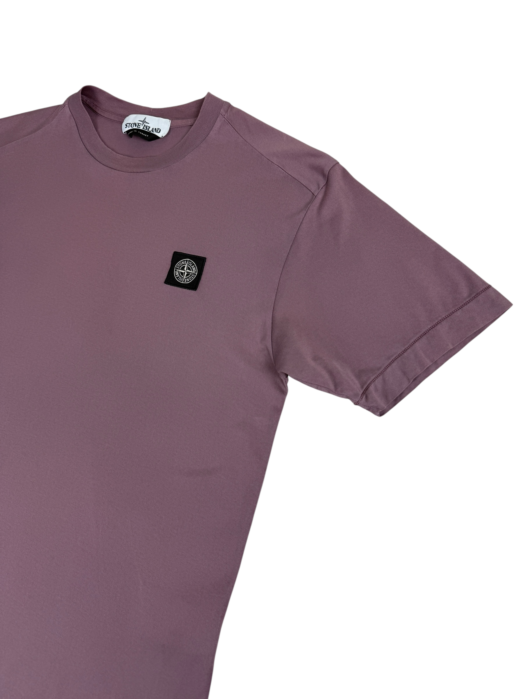 TEE-SHIRT STONE ISLAND - MAUVE - TAILLE S