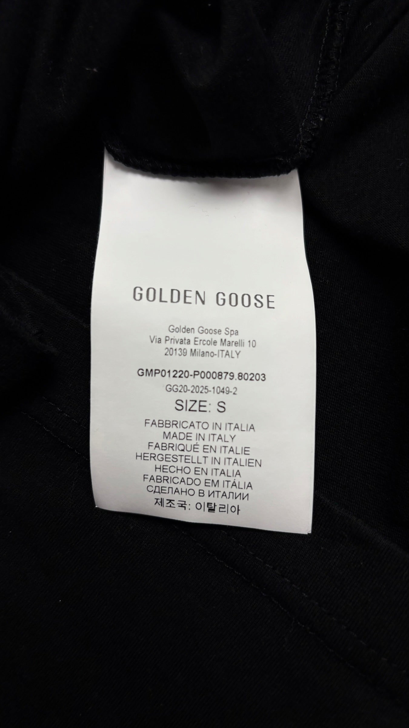 Tee-shirt Golden Goose noir taille S - vue 4/4