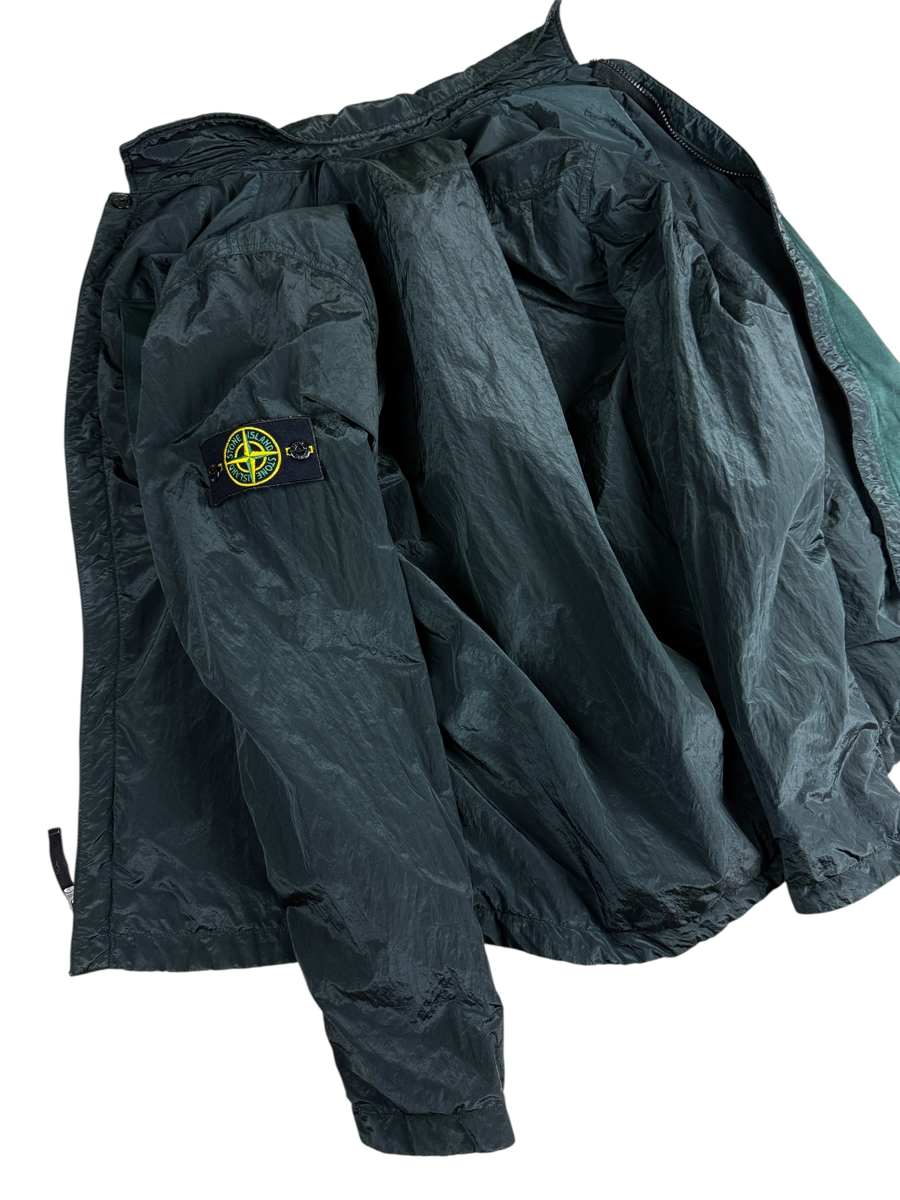 VESTE STONE ISLAND NYLON MÉTAL - ÉMERAUDE - TAILLE M