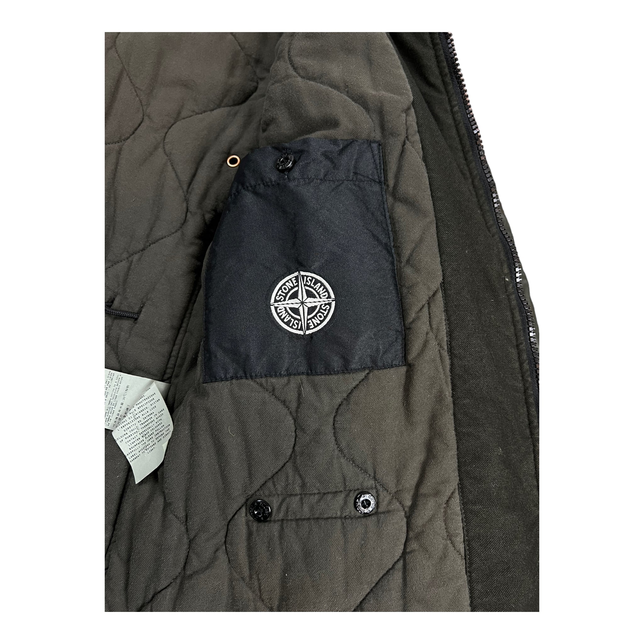 PARKA STONE ISLAND MIL_SPEC_DIAGONAL WOOL - NB08