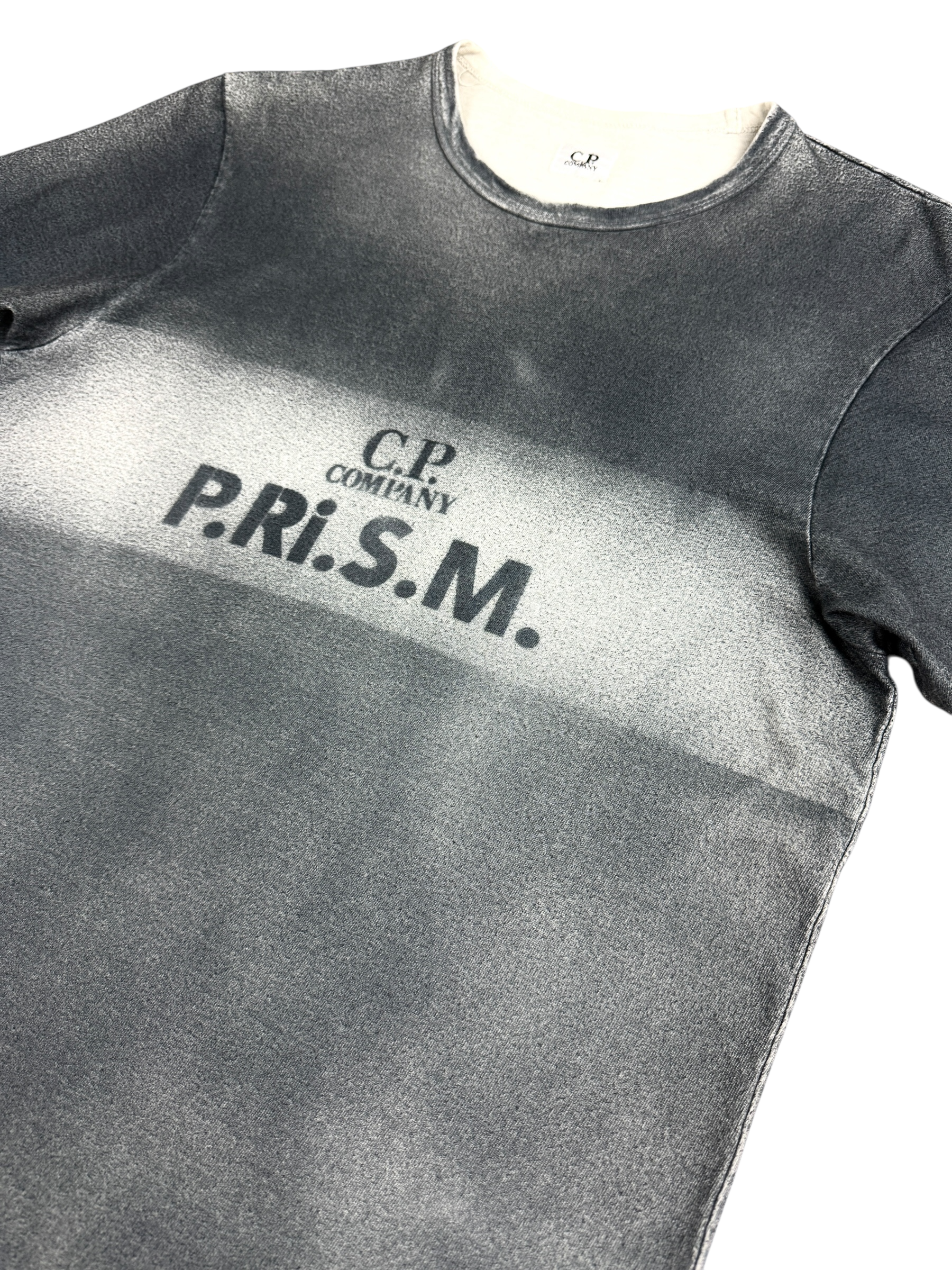 TEE-SHIRT C.P COMPANY P.RI.S.M - GRIS - TAILLE S