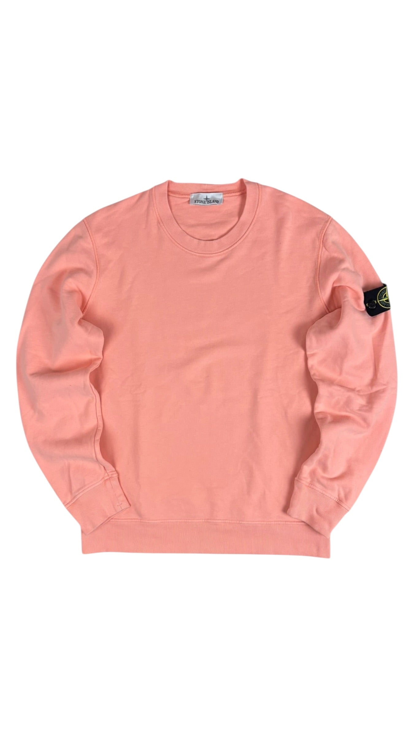 CREWNECK STONE ISLAND - SAUMON - TAILLE L