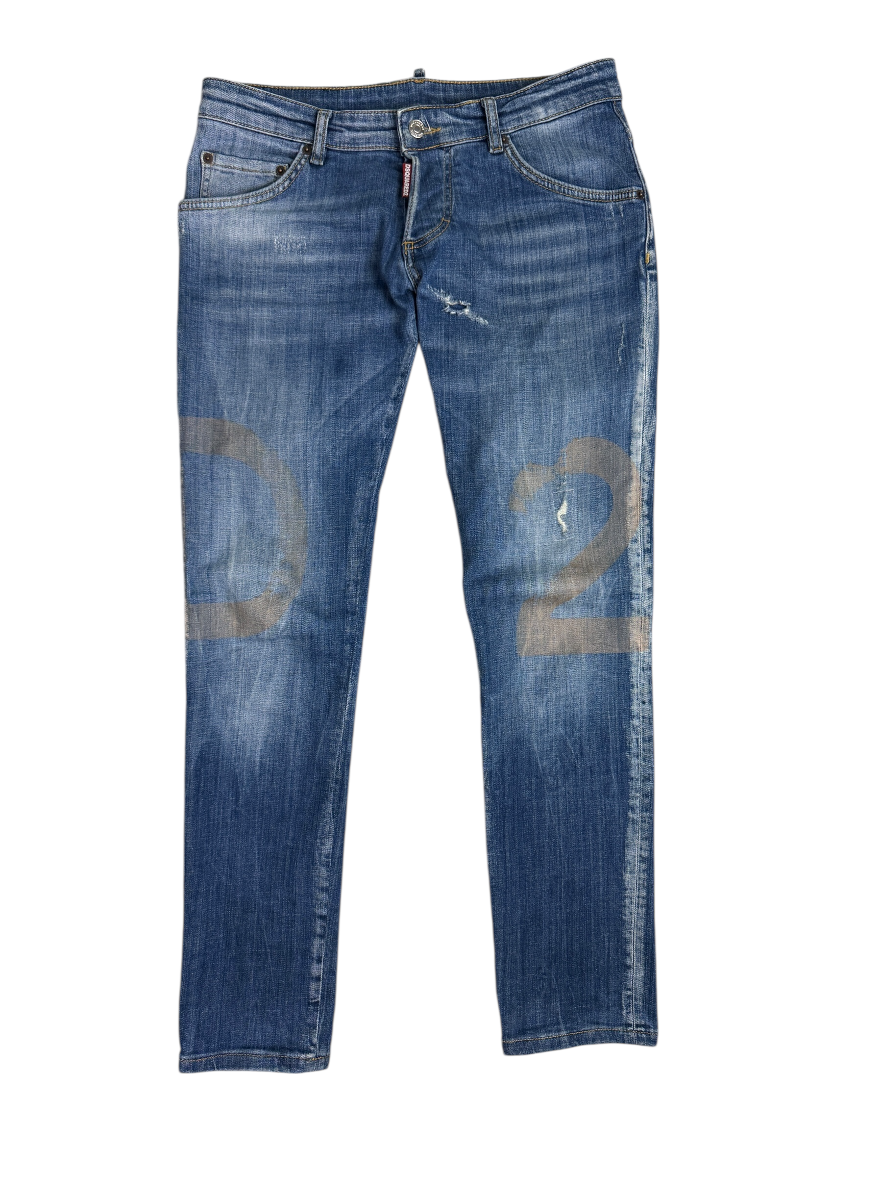 JEAN DSQUARED2 - MARINE - TAILLE 16 ANS
