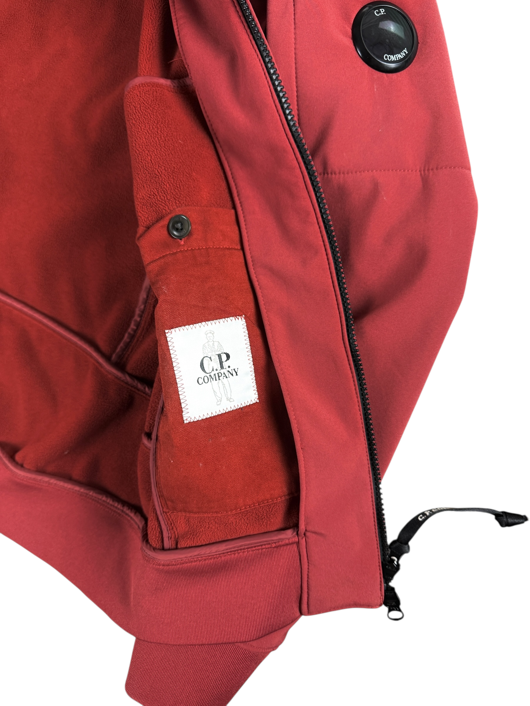 VESTE C.P COMPANY SHELL-R  - BORDEAUX - TAILLE S
