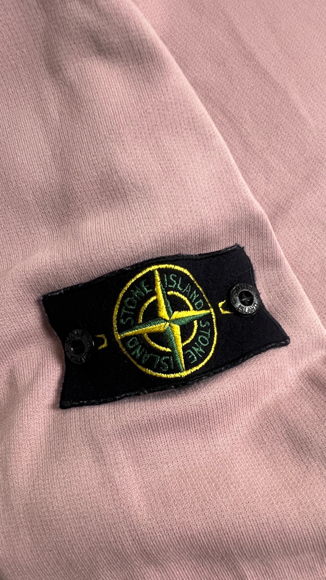 Hoodie Sweat-shirt Stone Island - Rose - Taille L