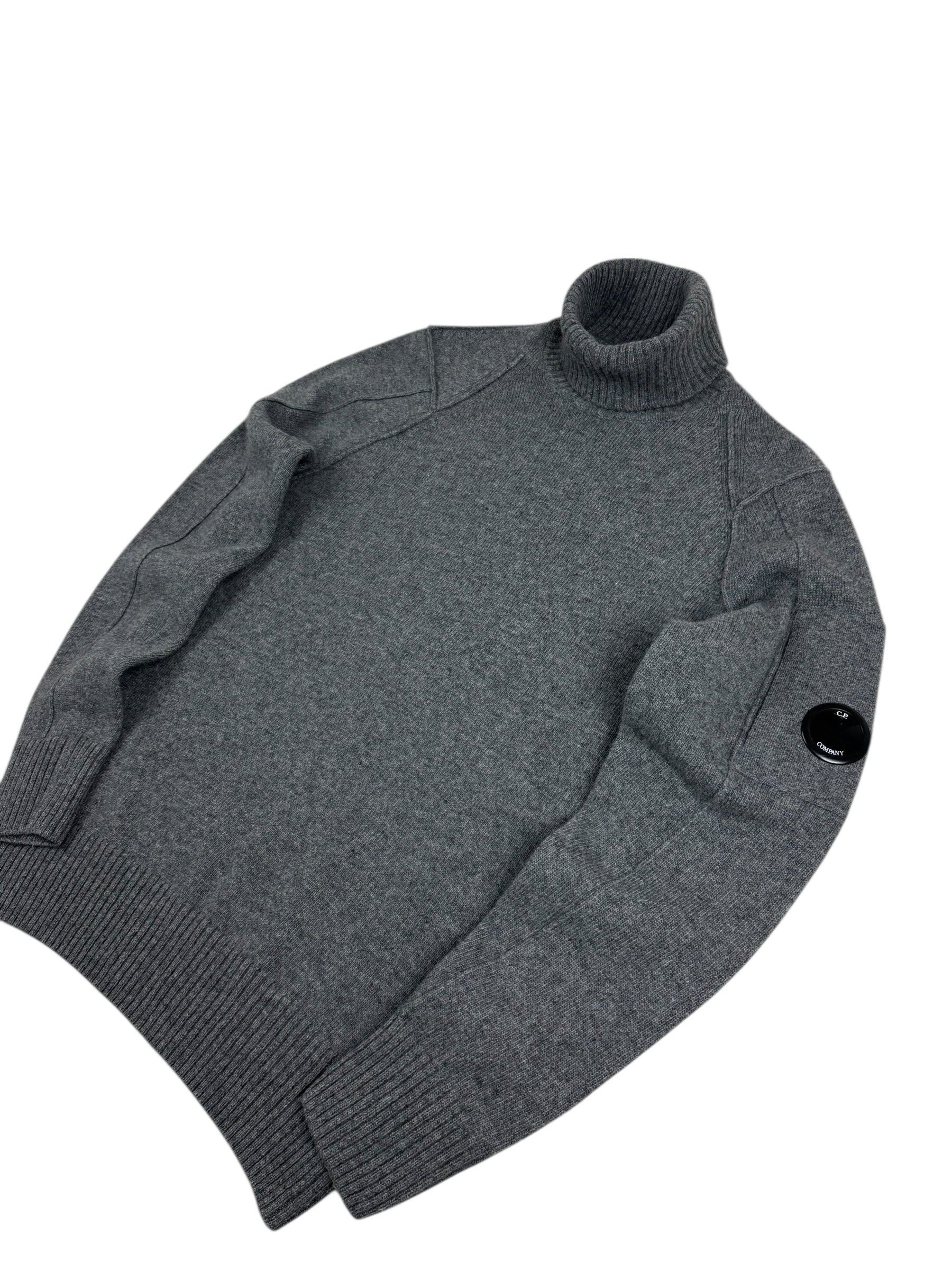 PULL COL ROULÉ C.P COMPANY - GRIS - TAILLE 46