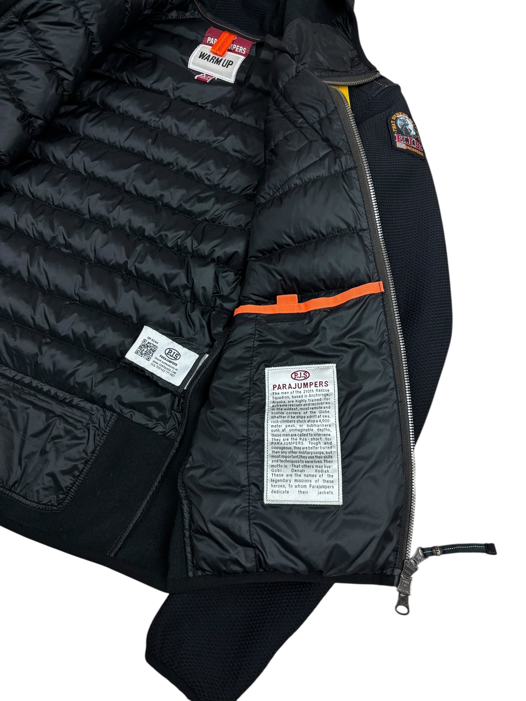 VESTE PARAJUMPERS WARM-UP - NOIR - TAILLE XS