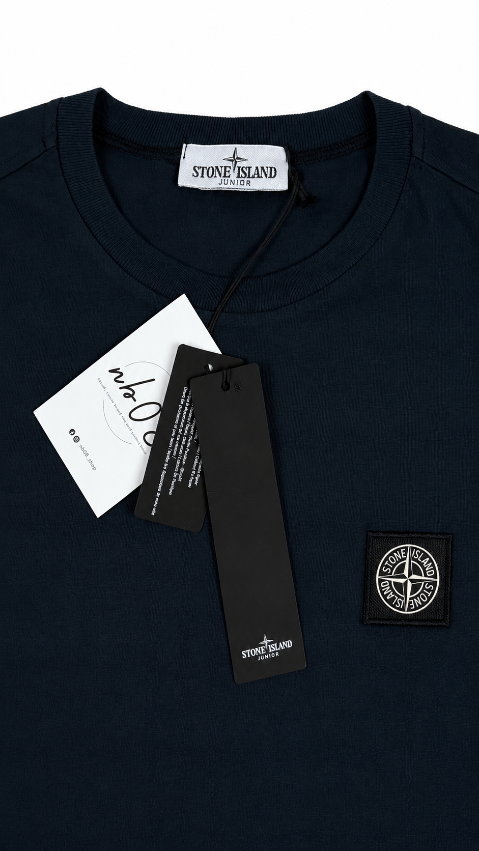 Tee-shirt Stone Island Junior marine taille 12 ans - vue 2/3