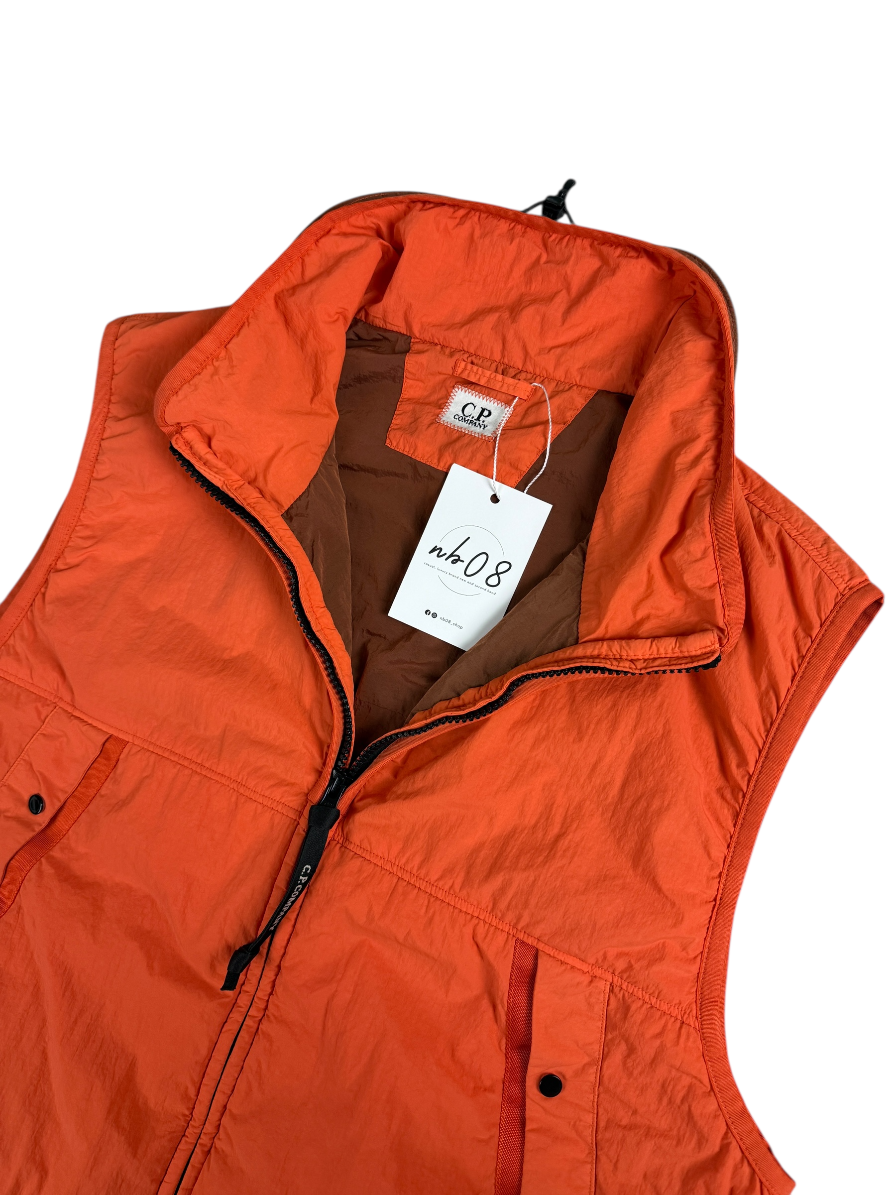 GILET C.P COMPANY G.D.P POLARTEC ORANGE - TAILLE M