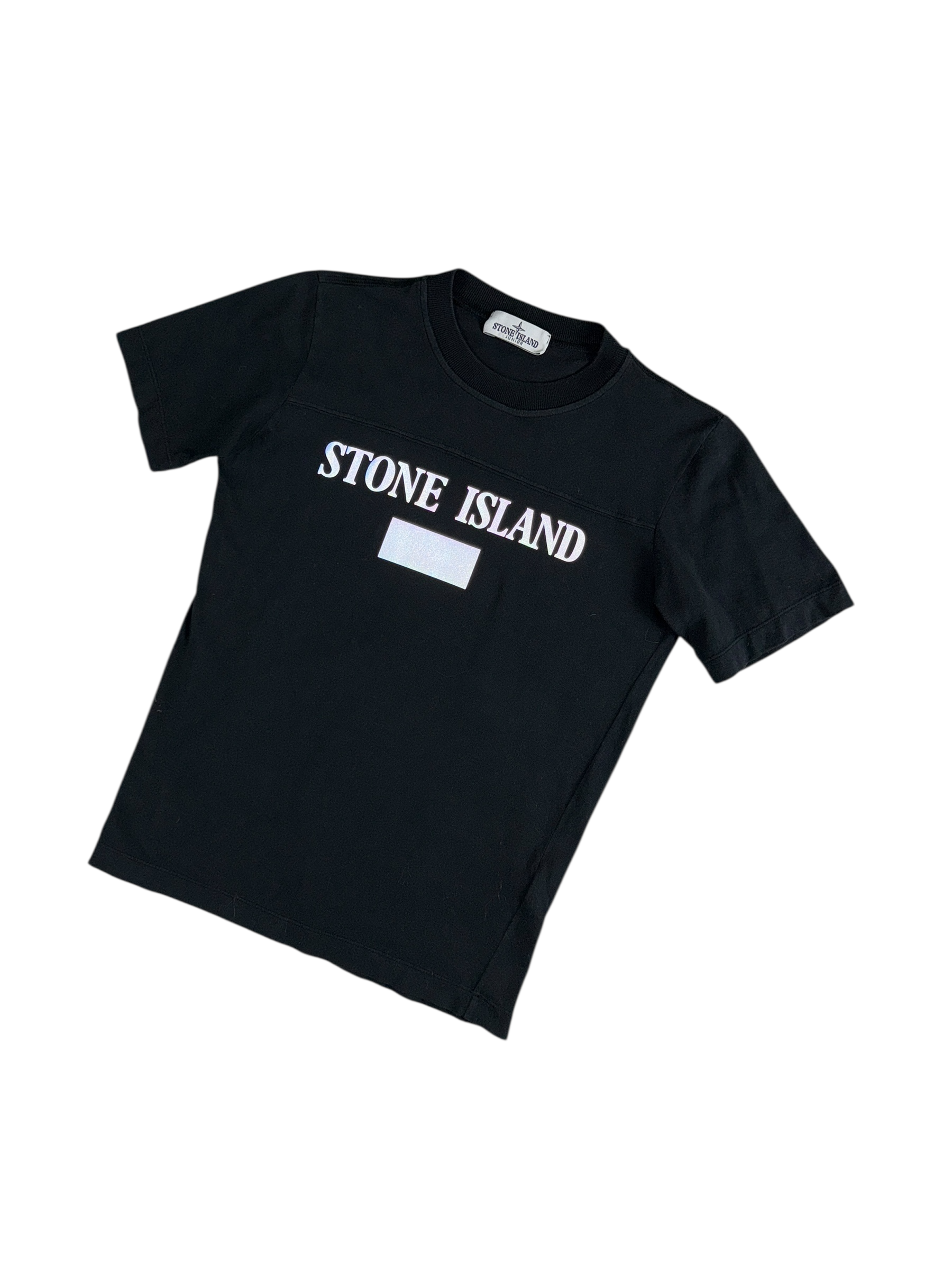 TEE-SHIRT STONE ISLAND - NOIR - TAILLE 10 ANS