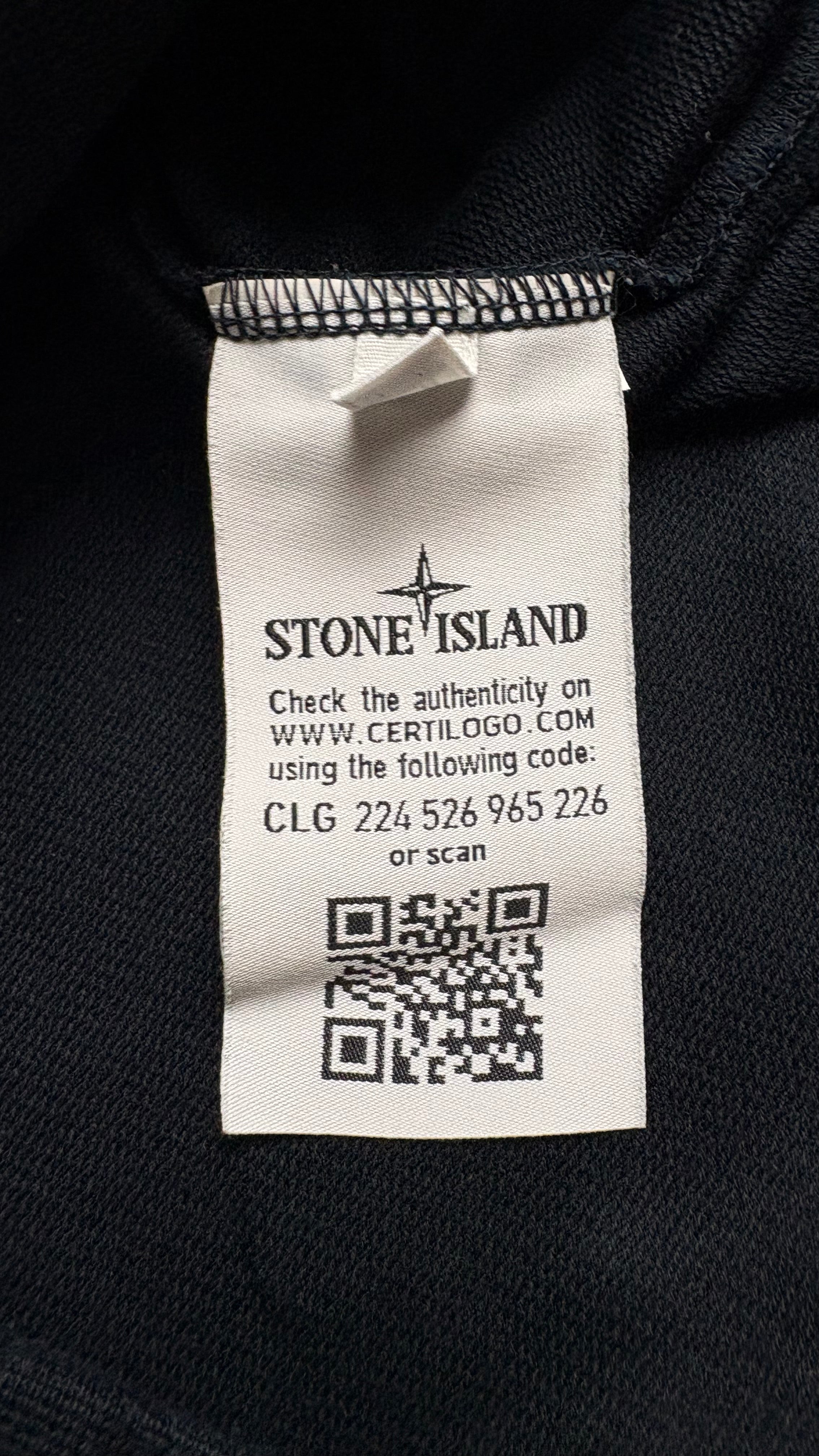 Pull Crewneck Stone Island Ghost marine taille L - vue 4/4