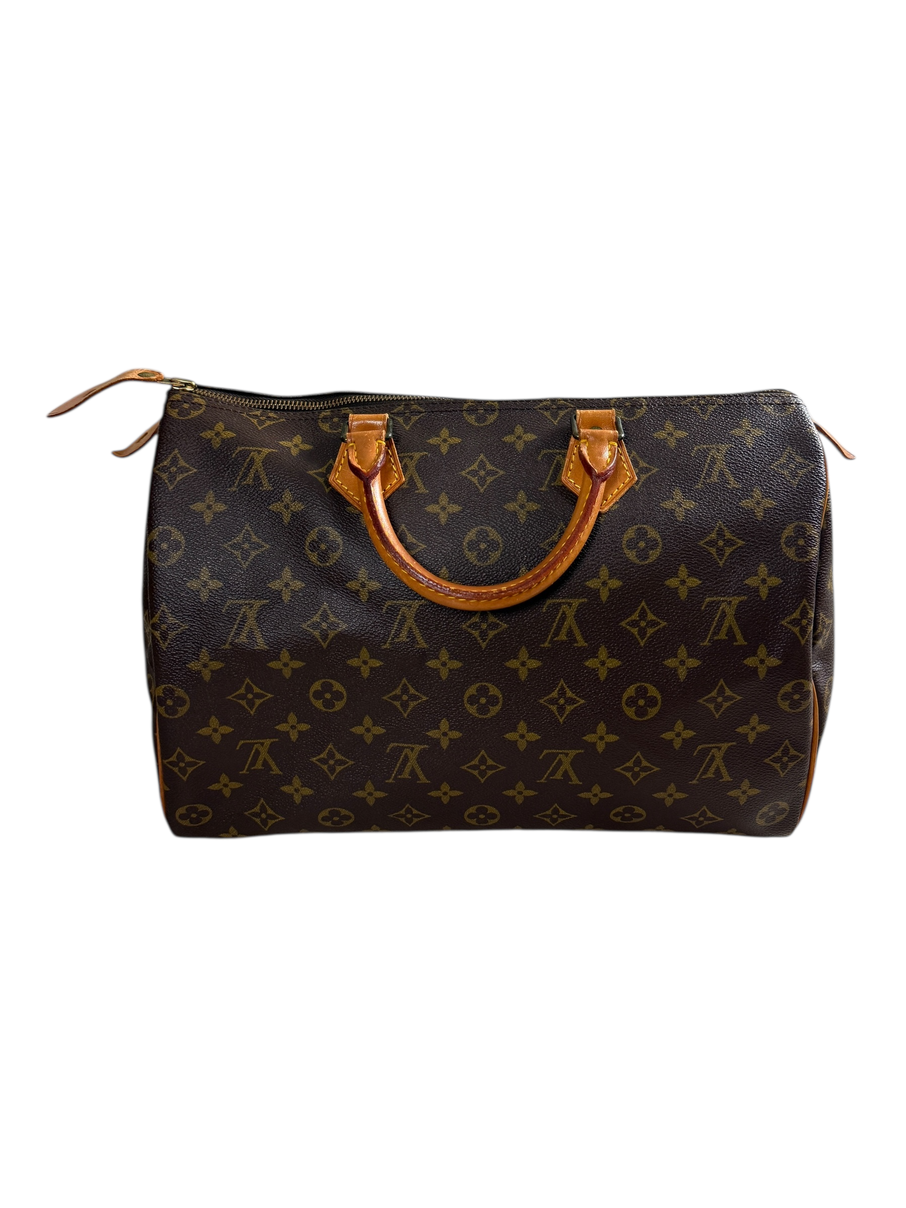SAC À MAIN LOUIS VUITTON SPEEDY 35 - TOILE MONOGRAM  - MARRON - VL882