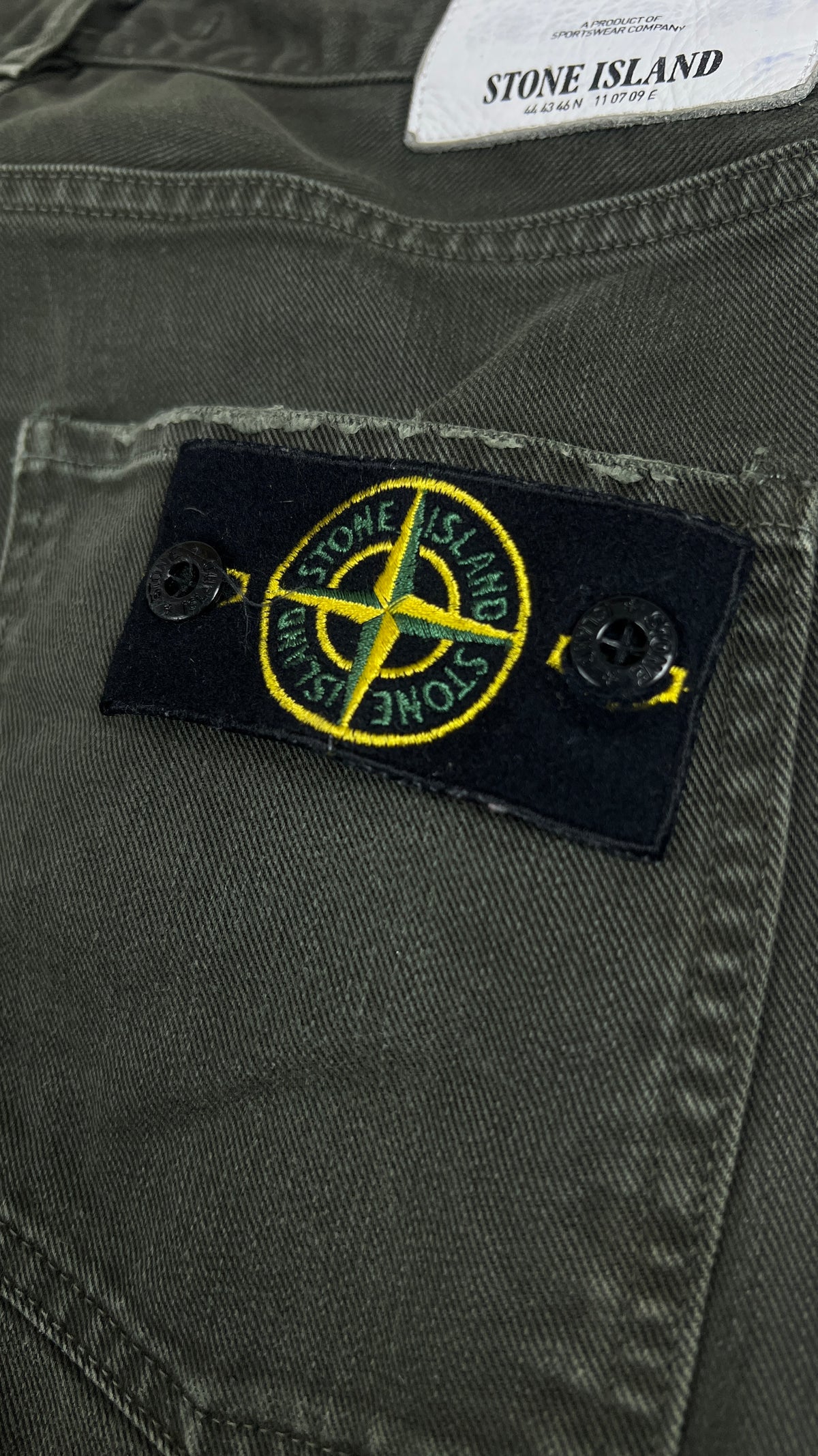 Jean Stone Island, Kaki, Taille W31 — photographie complémentaire 3
