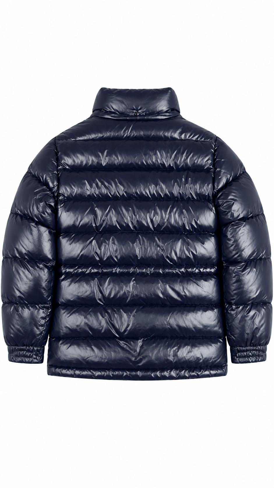 Doudoune Moncler Junior en Nylon Laqué, Marine, Taille XS — autre vue du produit