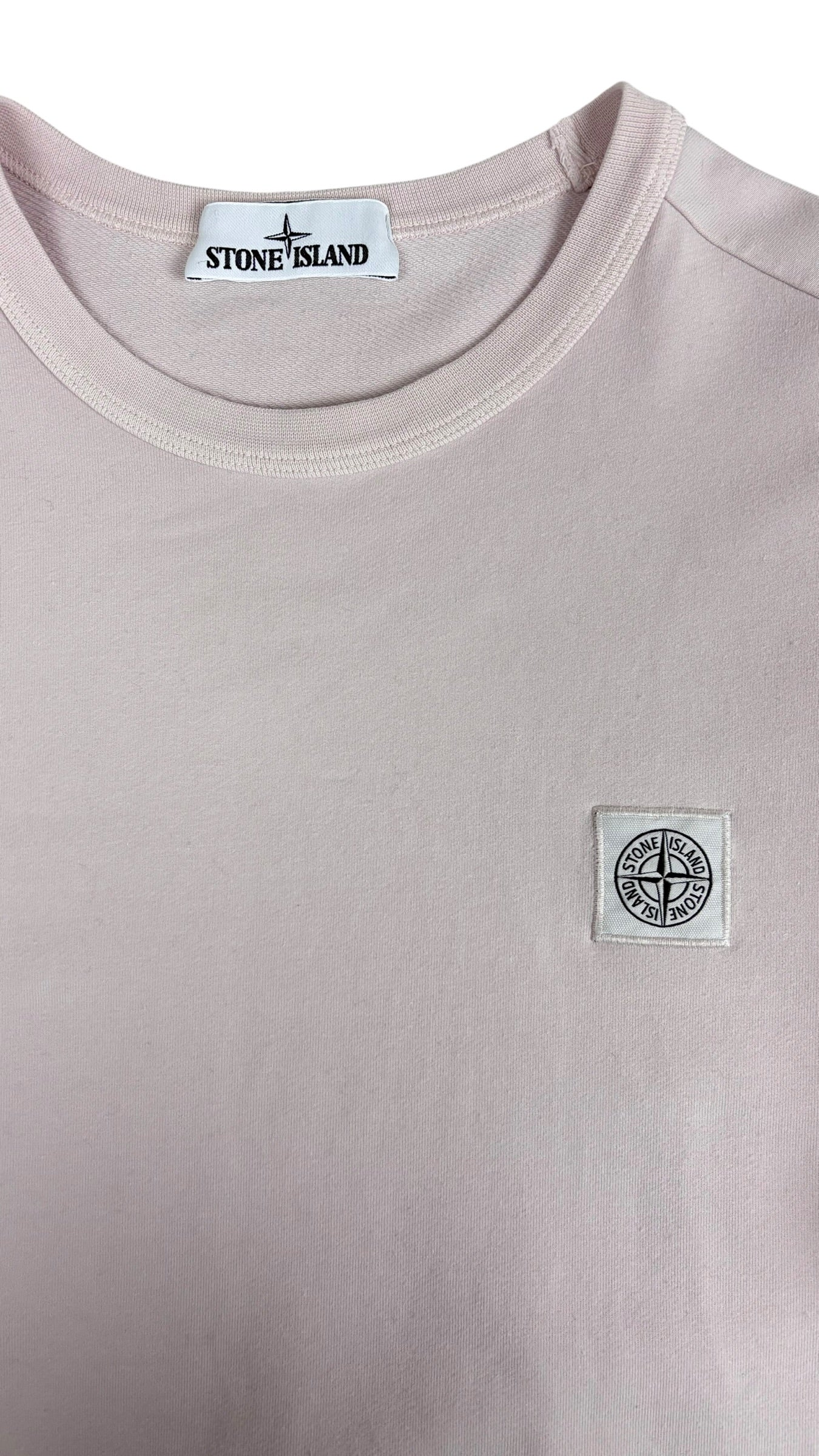 CREWNECK STONE ISLAND - ROSE - TAILLE S