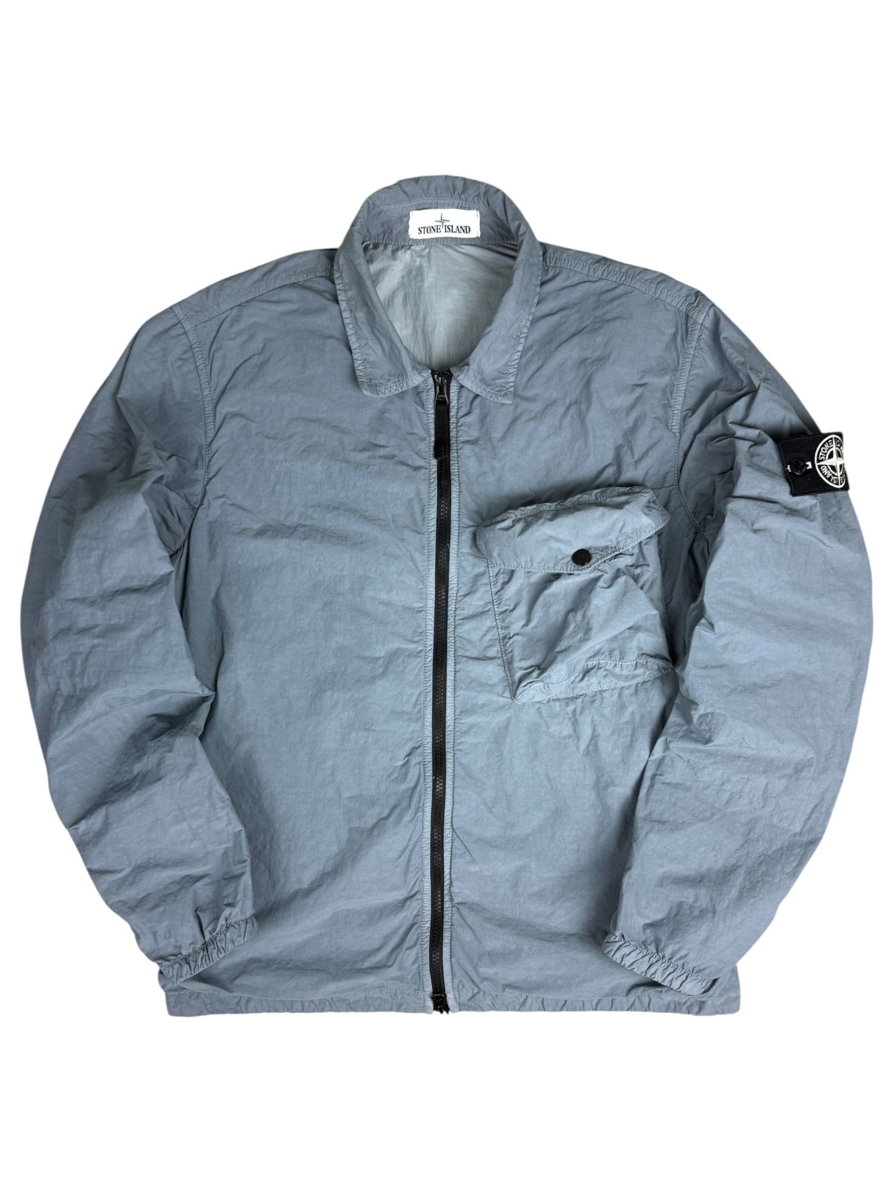 VESTE STONE ISLAND POLARTEC NASLAN LIGH - GRIS - TAILLE M