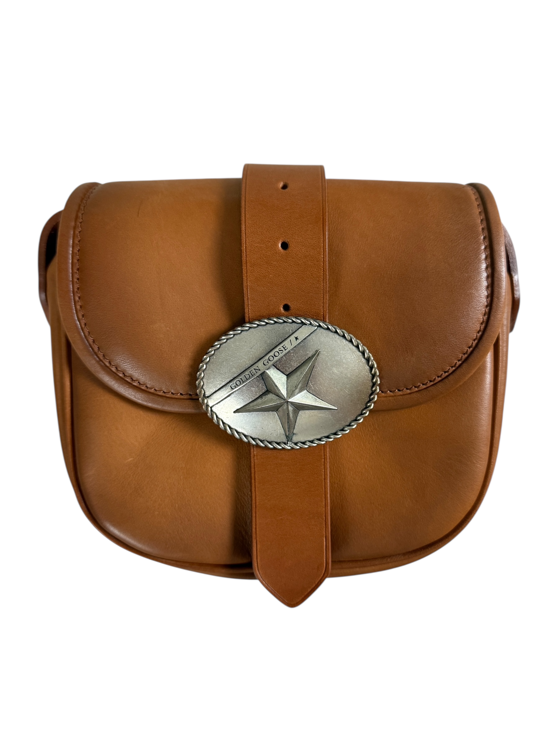 SAC GOLDEN GOOSE RODEO BAG STAR - MARRON - TAILLE UNI - NEUF
