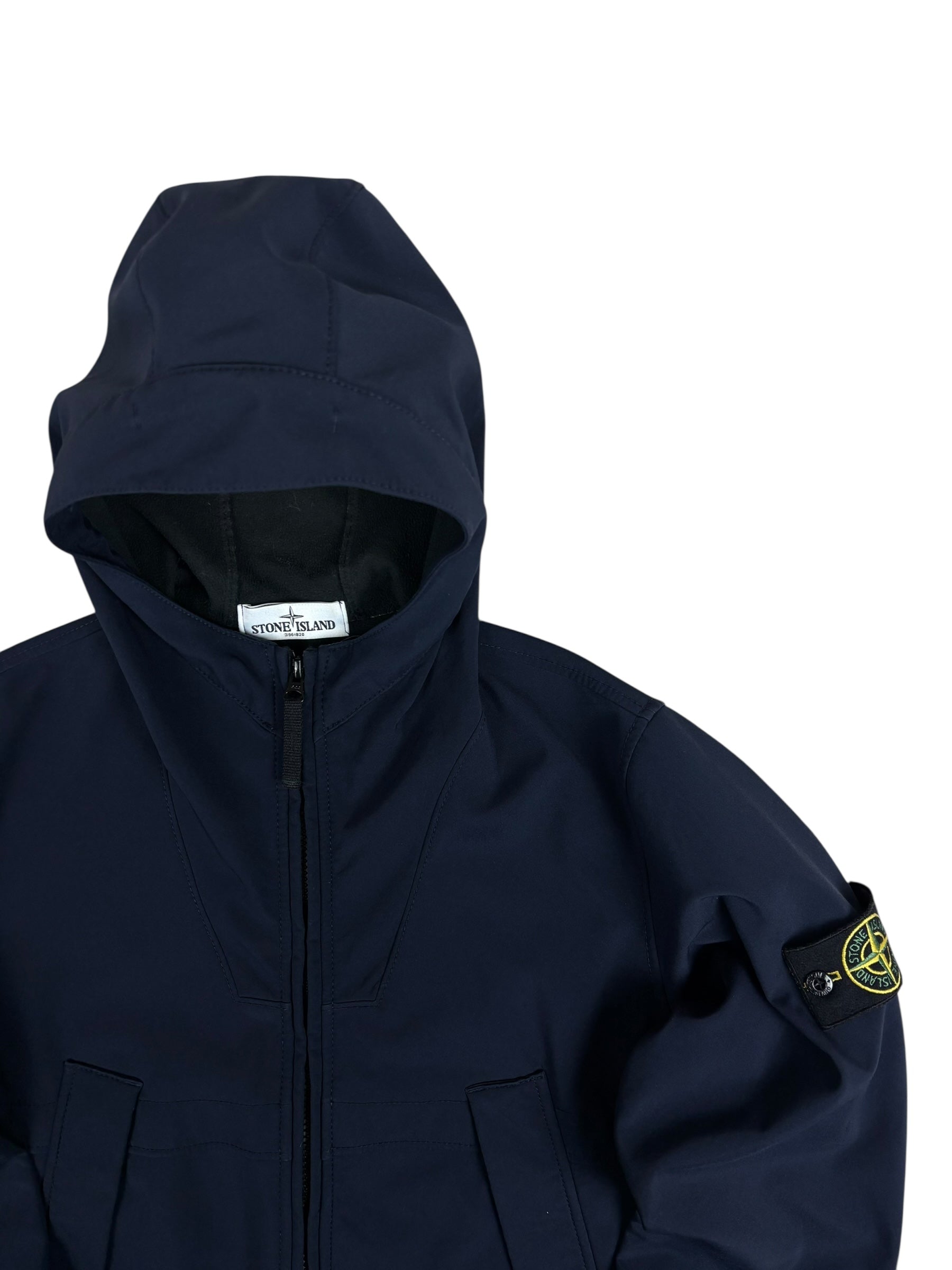 VESTE STONE ISLAND SOFT SHELL-R - MARINE - TAILLE M