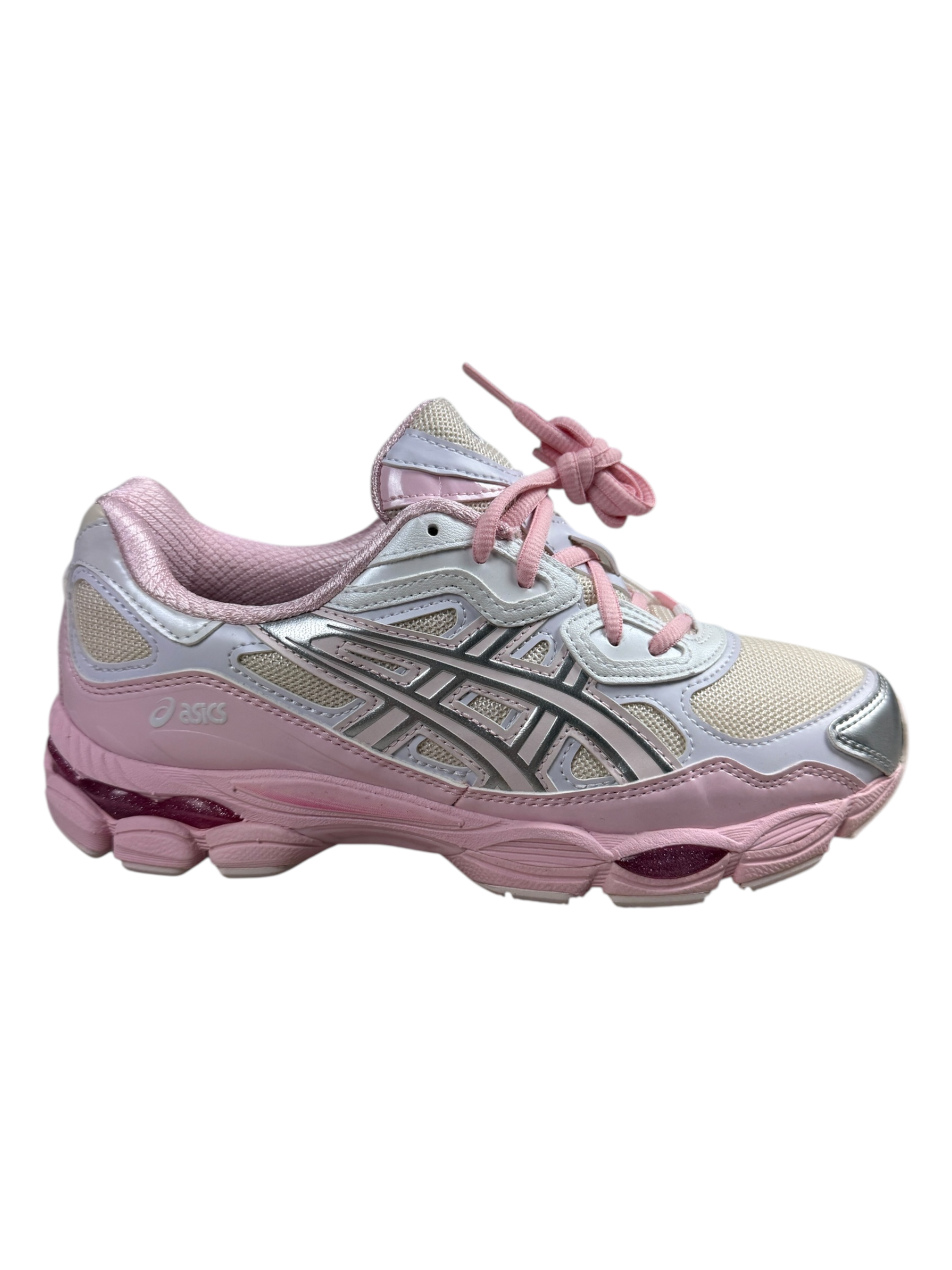 SNEAKERS KICKI YANG ZHANG X ASICS GEL-NYC "PINK CREAM PURE SILVER" - TAILLE 40.5 - NEUF