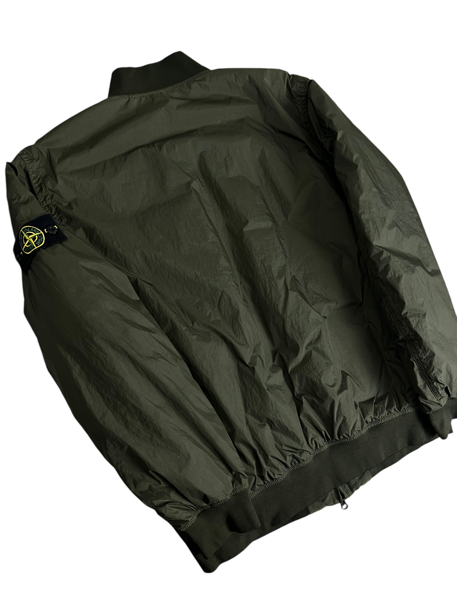 VESTE STONE ISLAND GARMENT DYED CRINKLE REPS R-NY WITH PRIMALOFT-TC