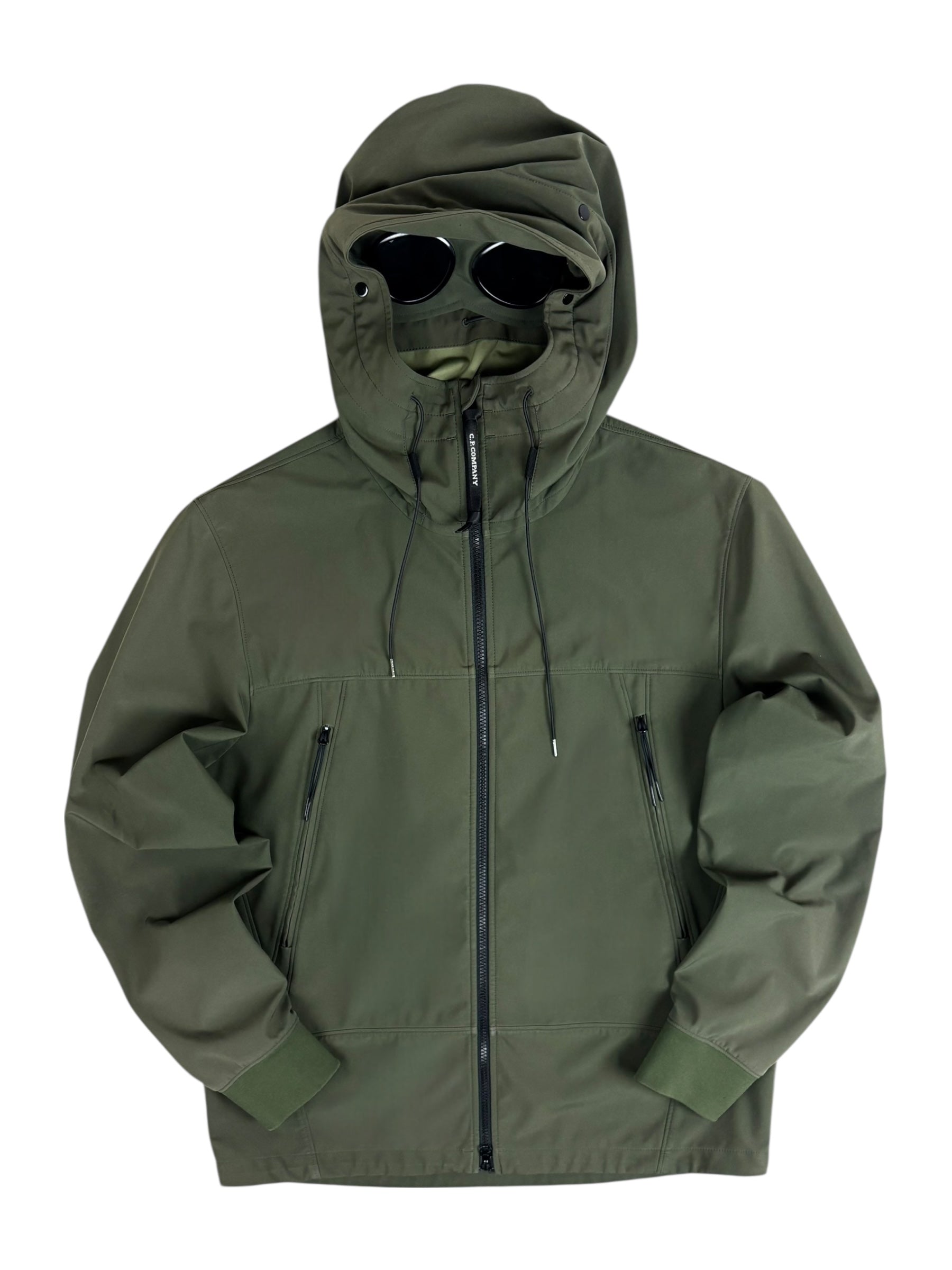 VESTE C.P COMPANY SHELL GOGGLE JACKET - KAKI - TAILLE 54