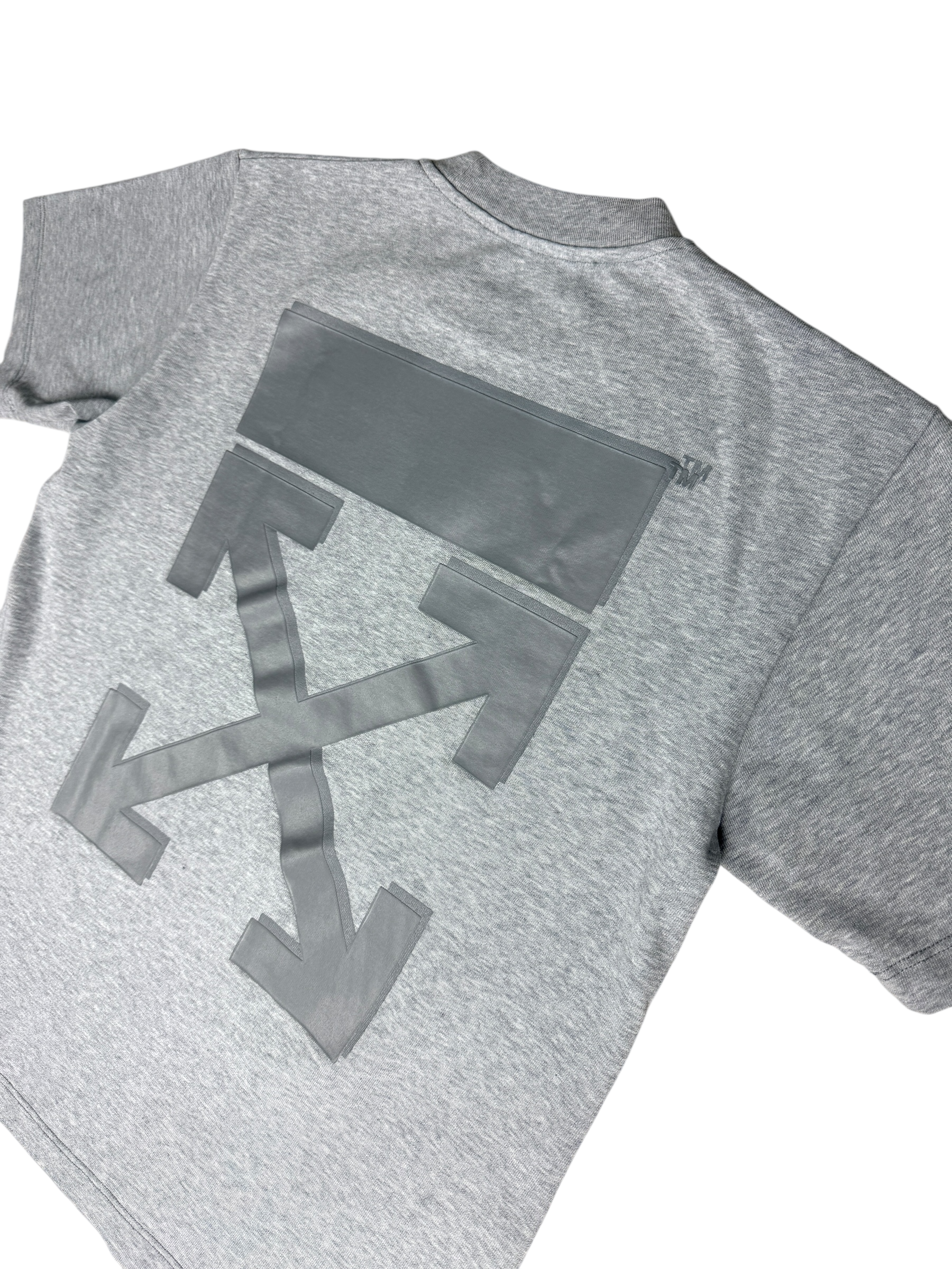TEE-SHIRT OFF WHITE - GRIS - TAILLE S