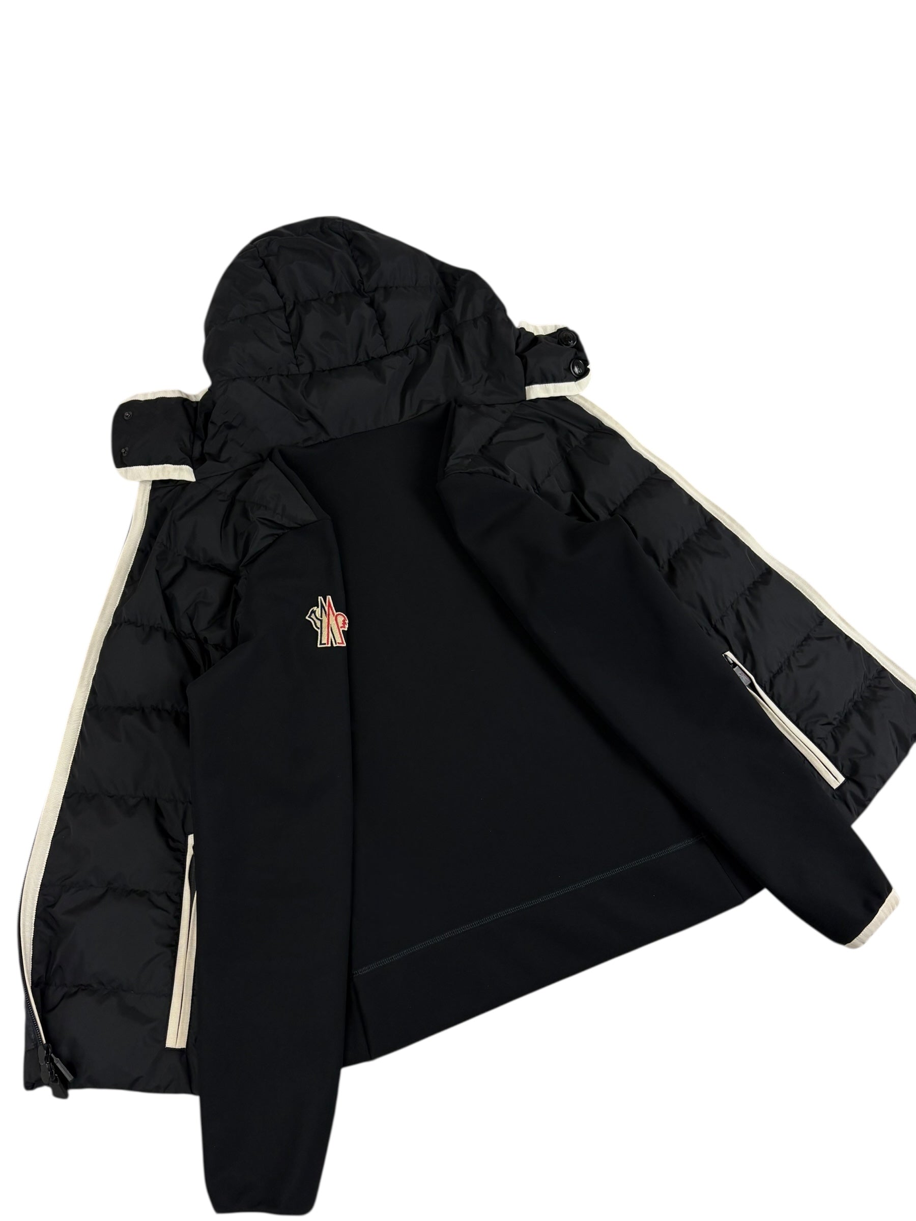 CARDIGAN MONCLER GRENOBLE FEMME - NOIR - TAILLE L