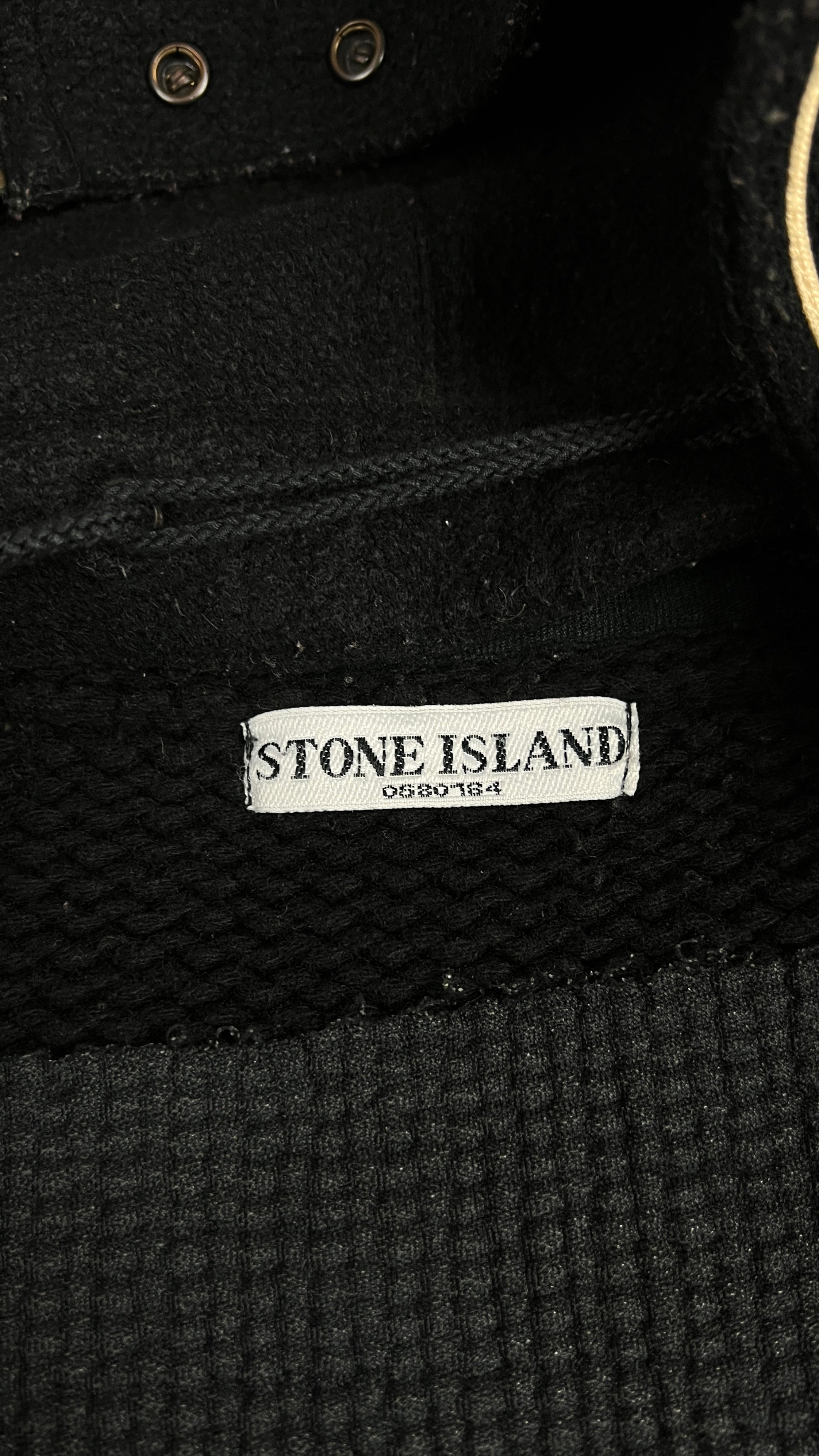 Gilet Zippé en Laine Stone Island - Noir - Taille L