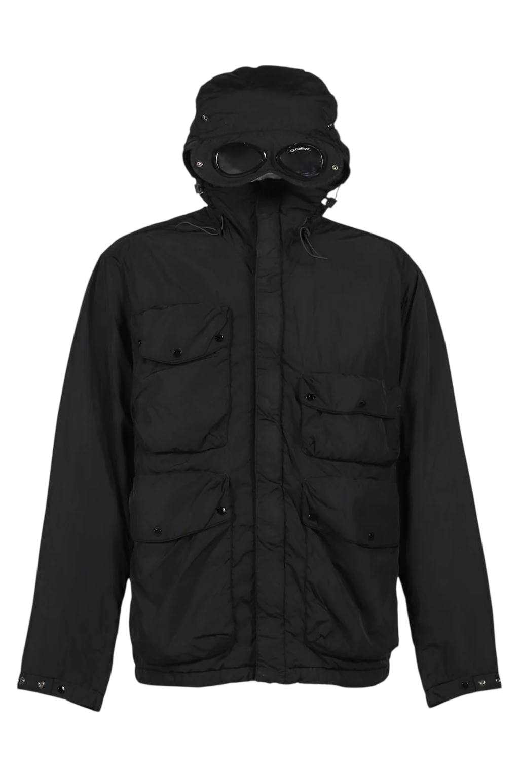 VESTE C.P COMPANY CHROME-R GOGGLE JACKET - NOIR - TAILLE M - NEUF