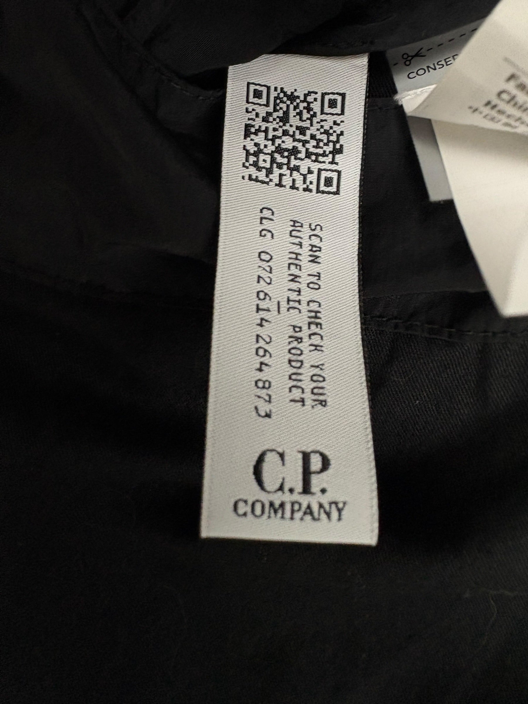 VESTE C.P COMPANY CHROME-R GARMENT DYEING - NOIR - TAILLE L