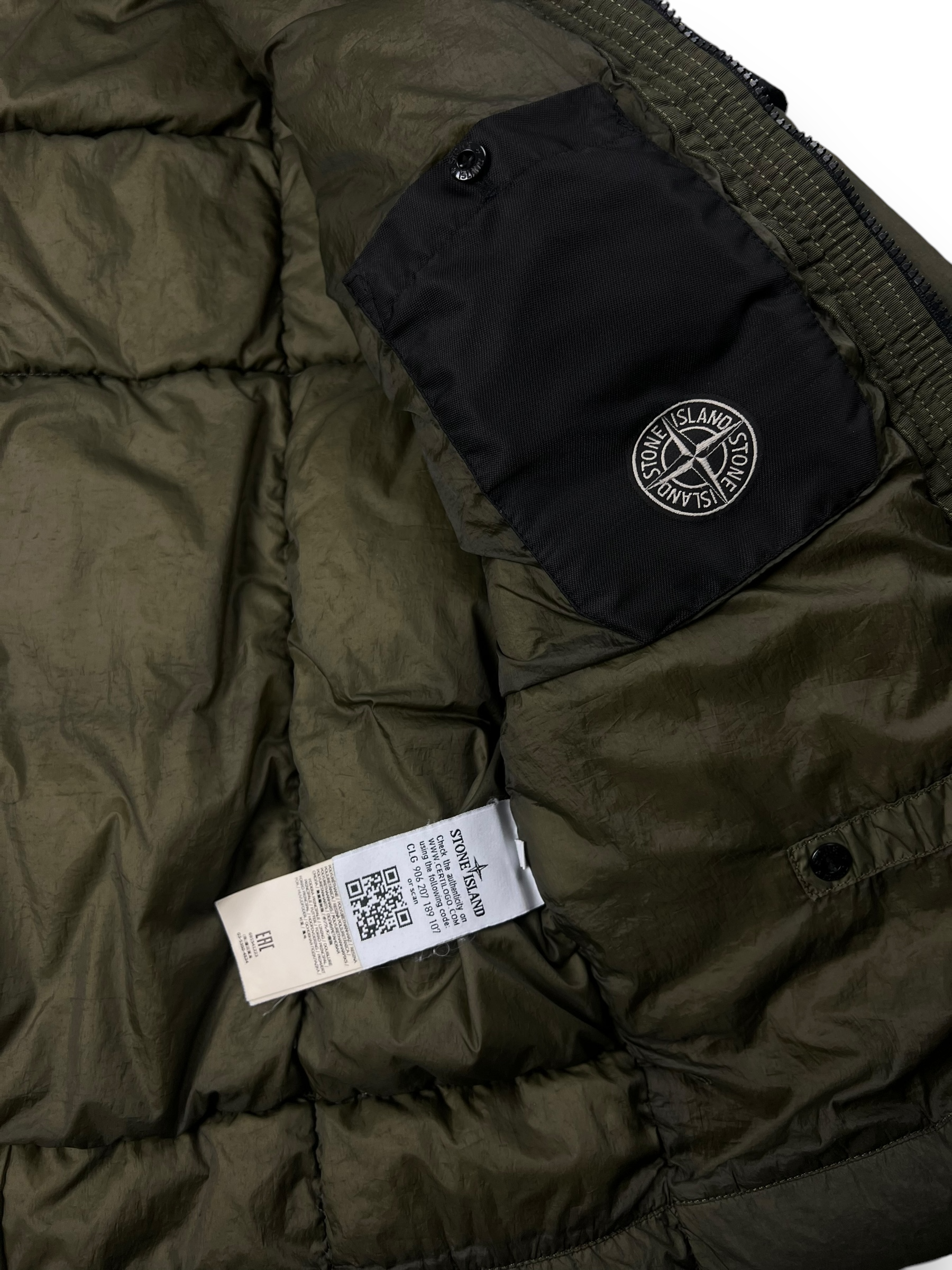 DOUDOUNE STONE ISLAND GARMENT DYED CRINKLE REPS NY DOWN