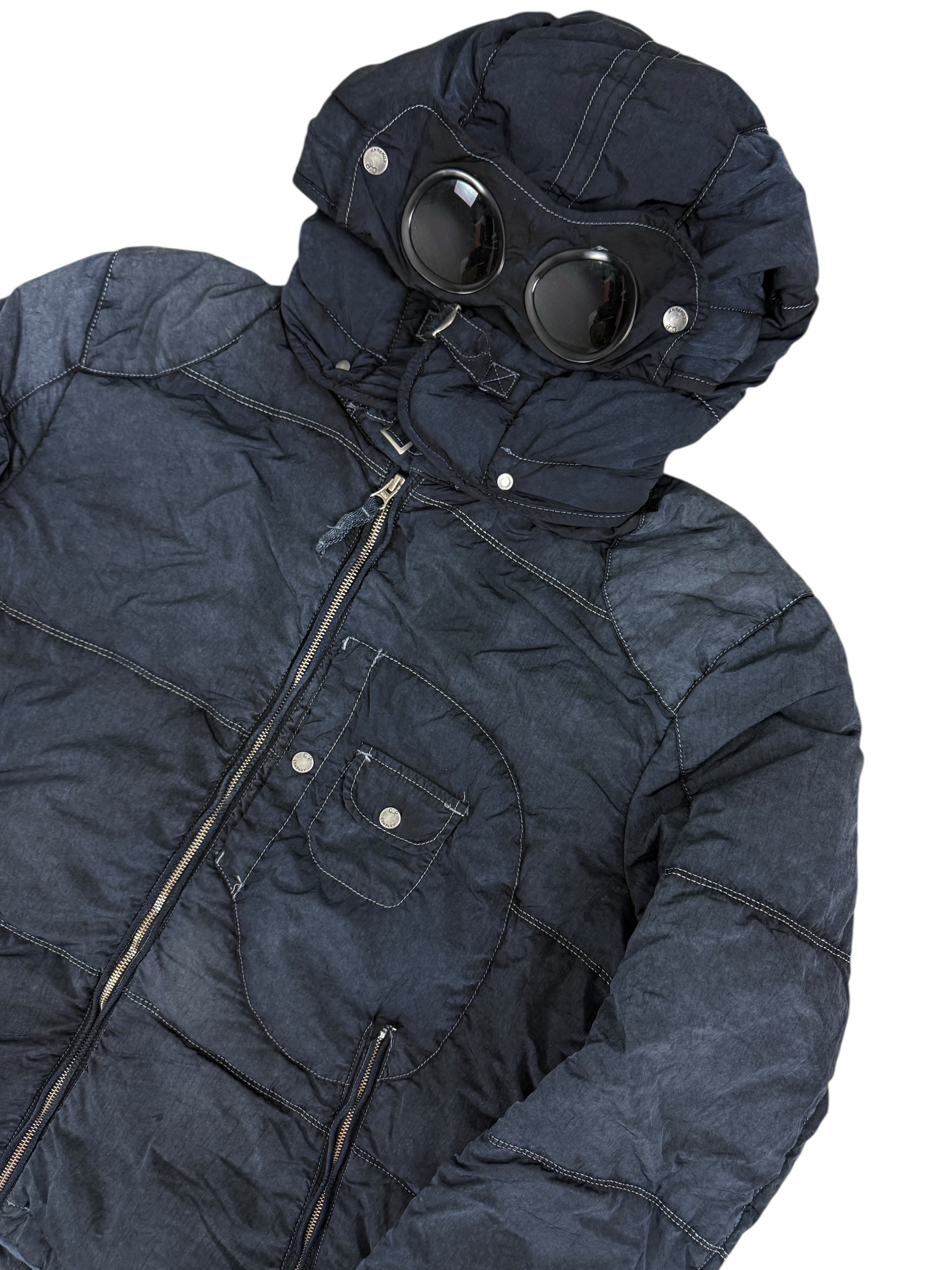 DOUDOUNE C.P COMPANY VINTAGE GOGGLE JACKET - MARINE - TAILLE XL