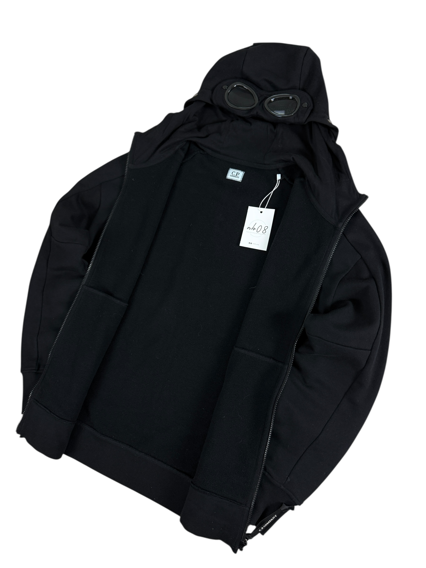 GILET C.P COMPANY GOGGLE JACKET - NOIR - TAILLE L