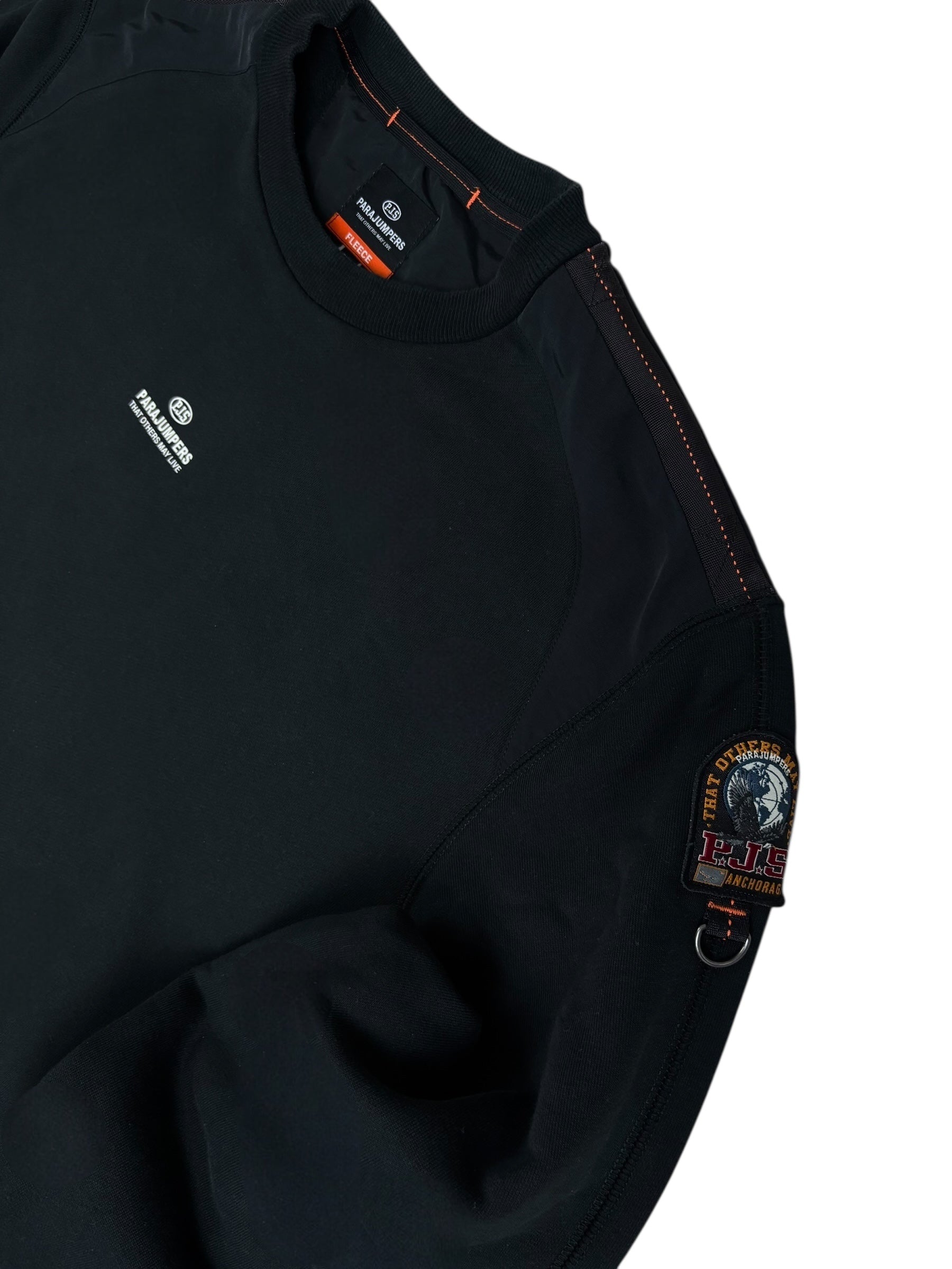 CREWNECK PARAJUMPERS FLEECE - NOIR - TAILLE XXL