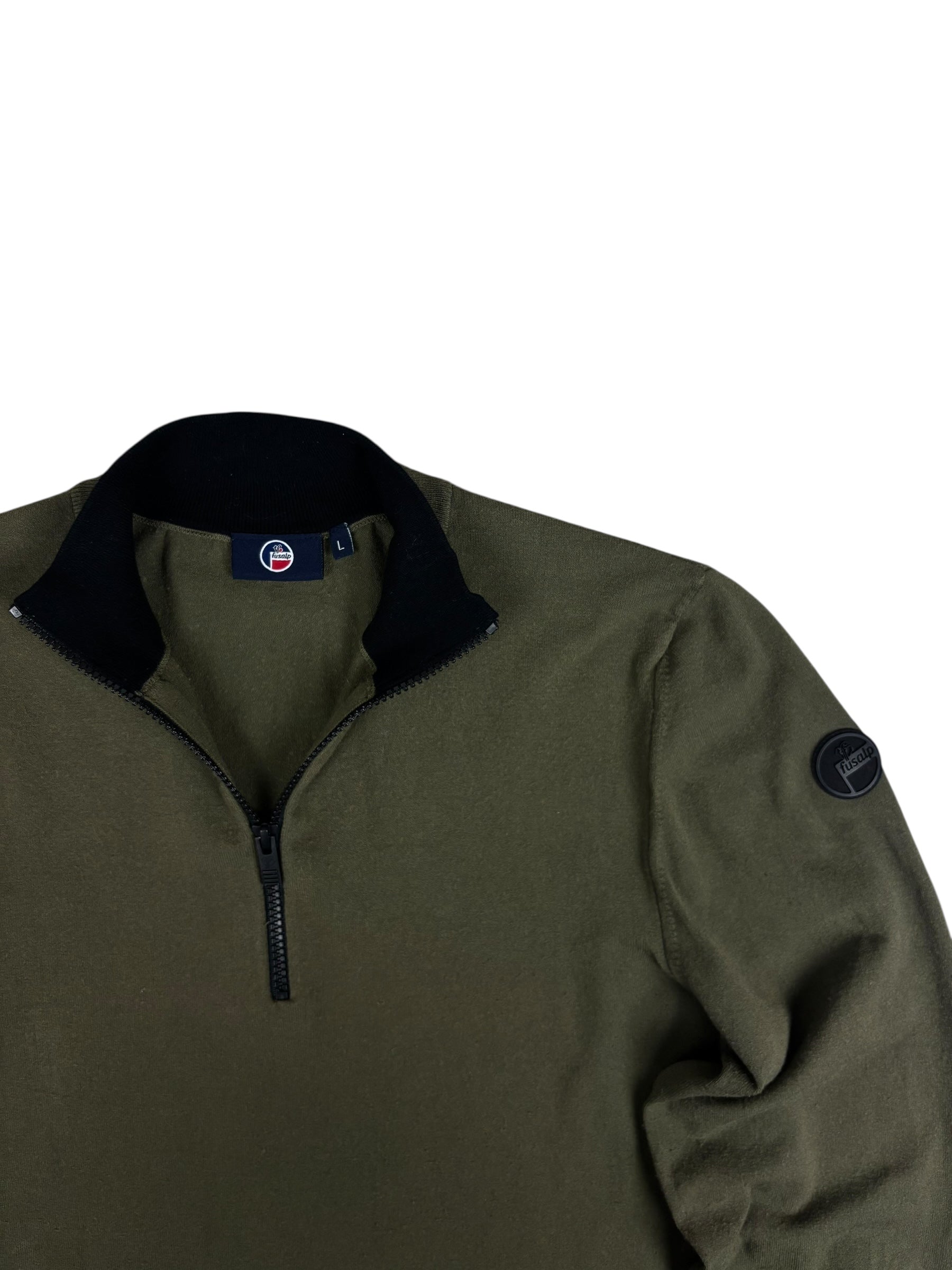 PULL ZIPPÉ FUSALP - KAKI - TAILLE L
